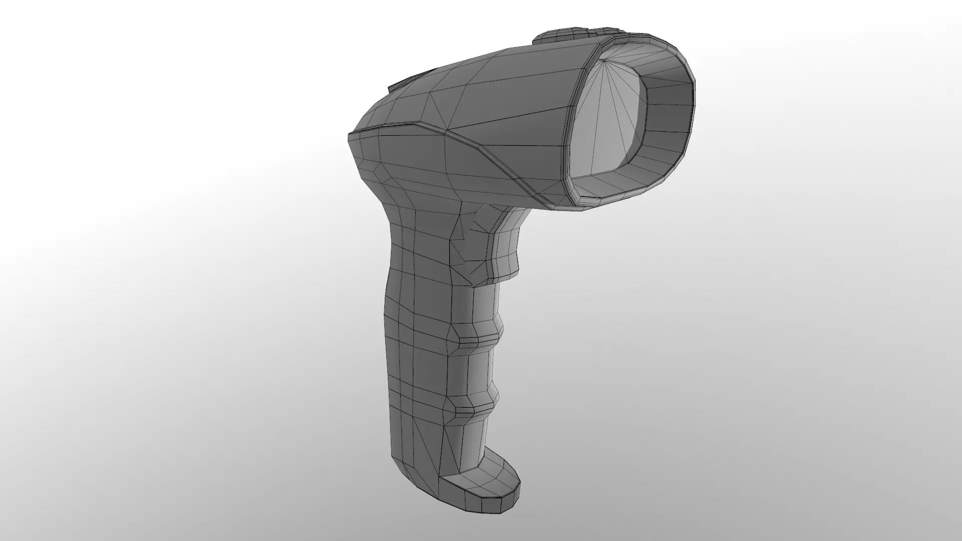 Barcode Scanner Low Poly Low-poly 3D model_25