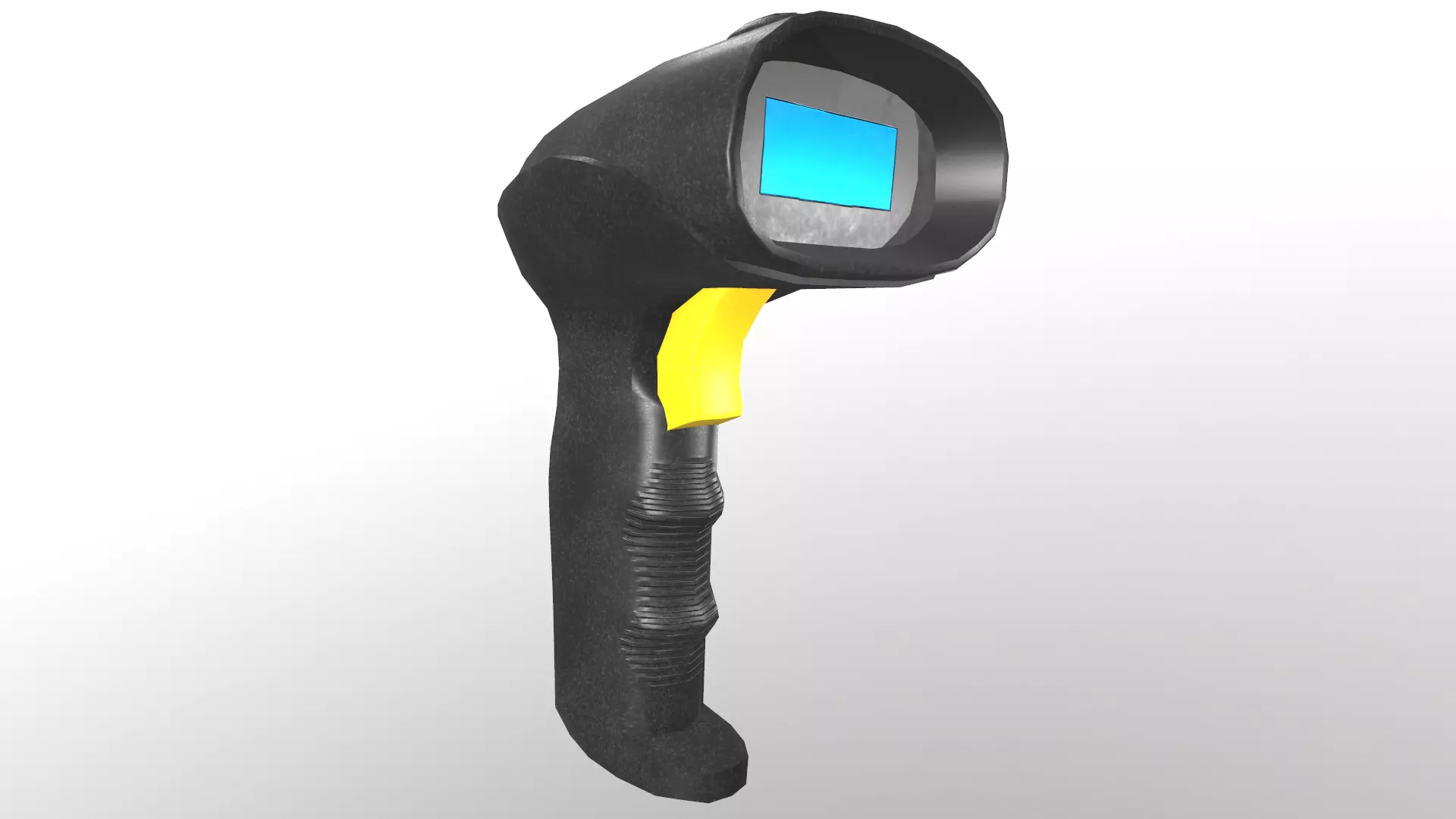 Barcode Scanner Low Poly Low-poly 3D model_10