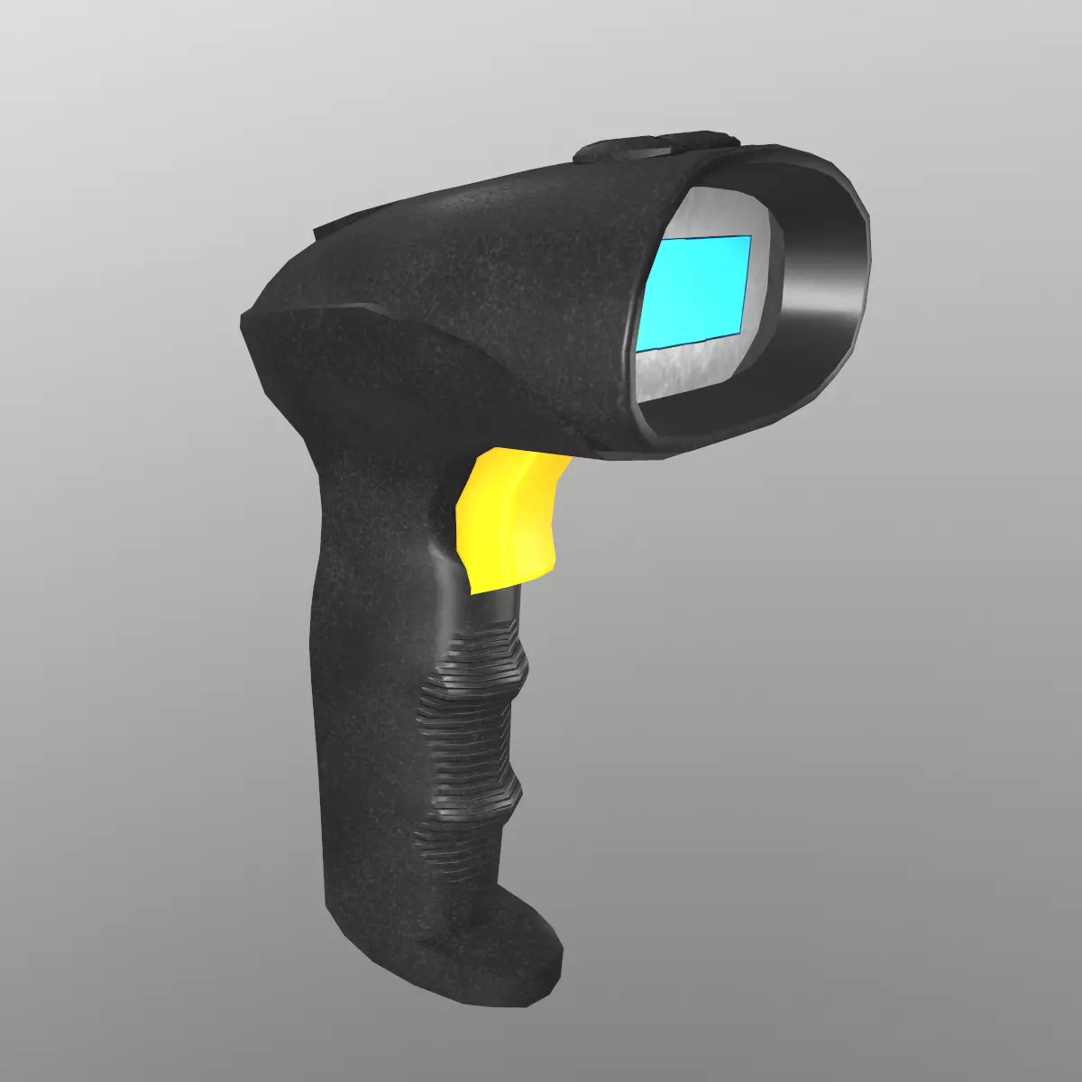 Barcode Scanner Low Poly Low-poly 3D model_4