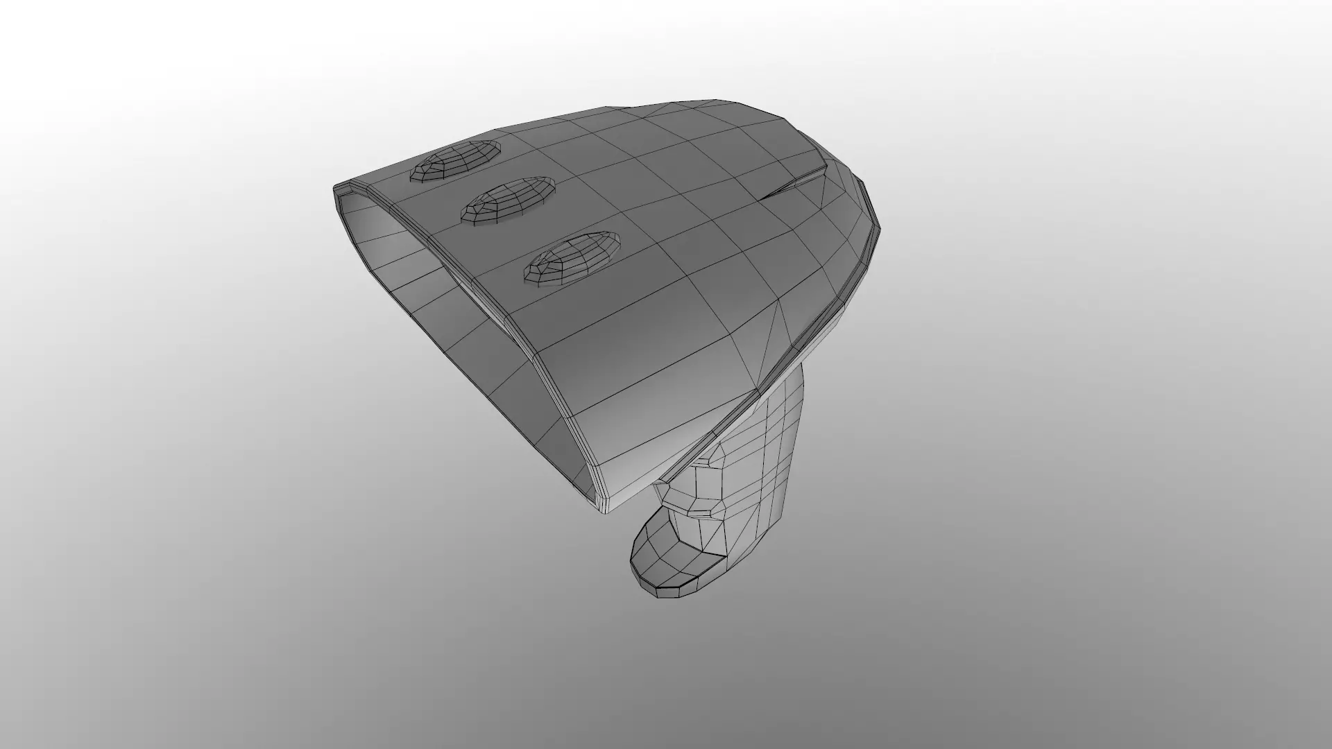 Barcode Scanner Low Poly Low-poly 3D model_27