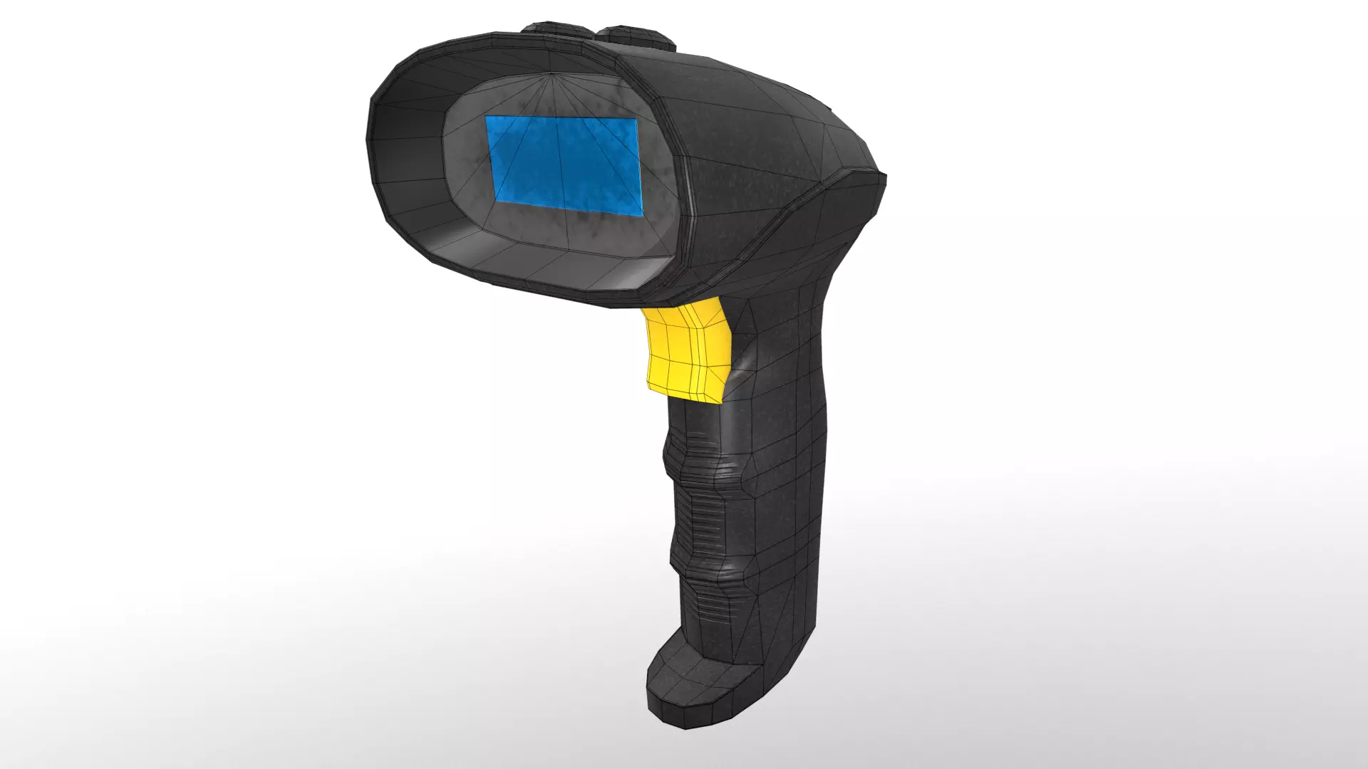 Barcode Scanner Low Poly Low-poly 3D model_20