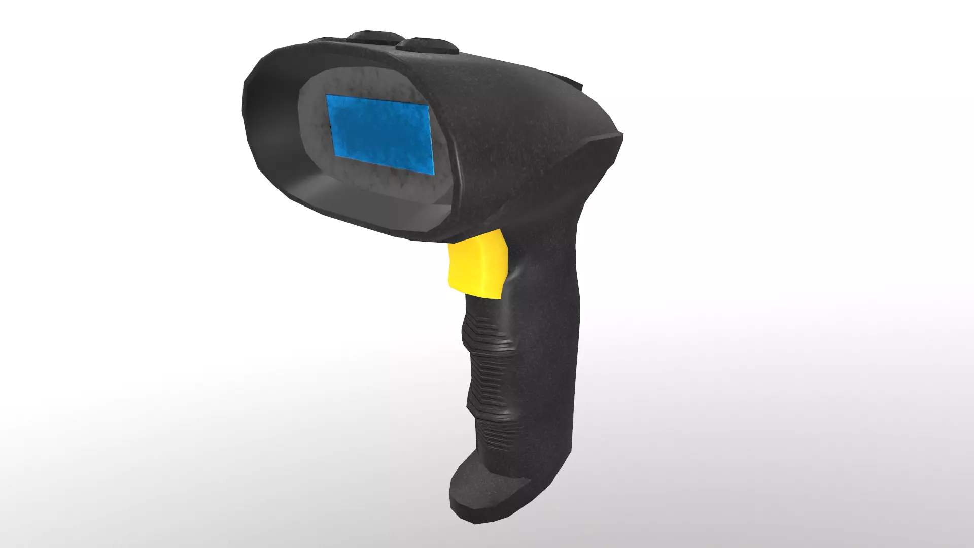 Barcode Scanner Low Poly Low-poly 3D model_9