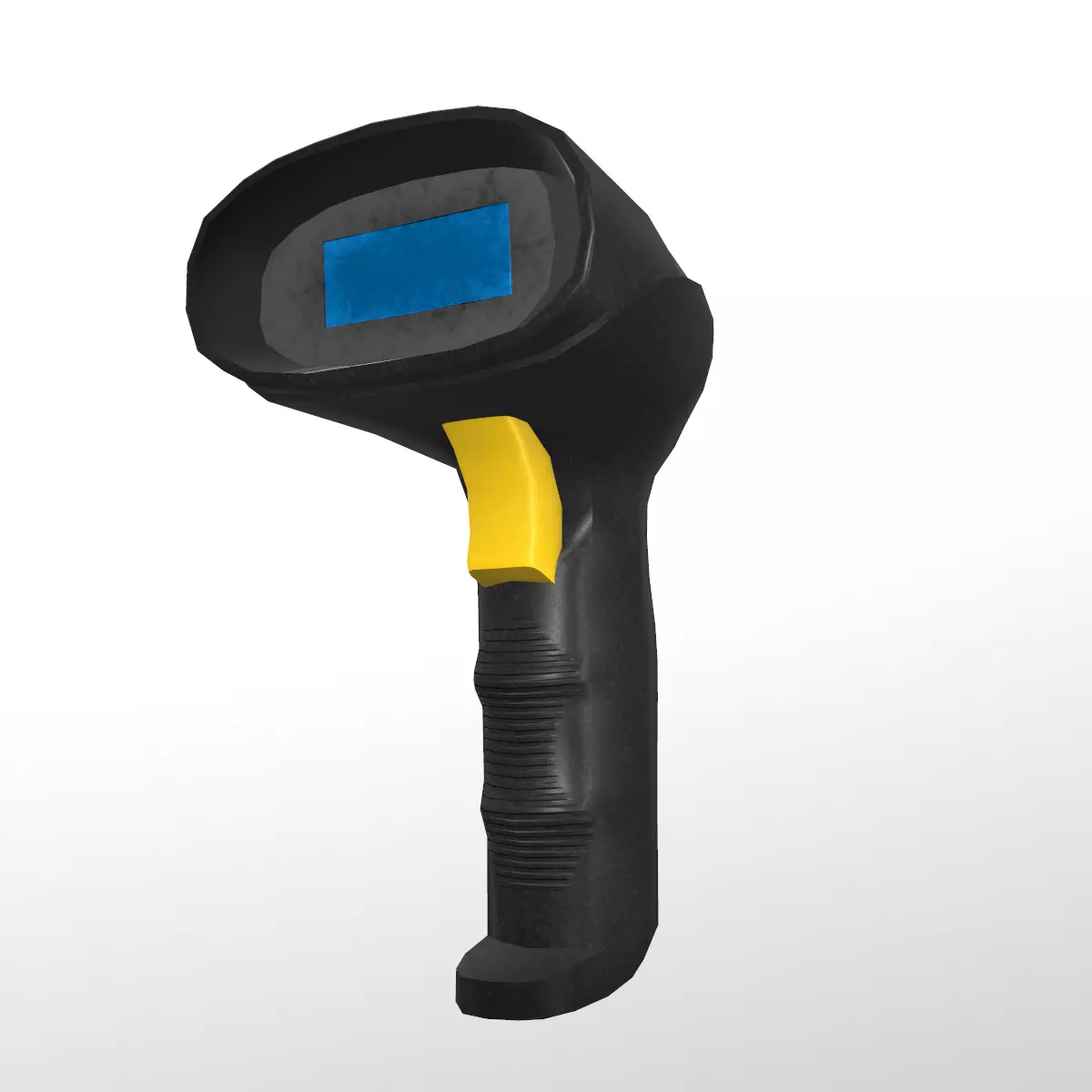 Barcode Scanner Low Poly Low-poly 3D model_2