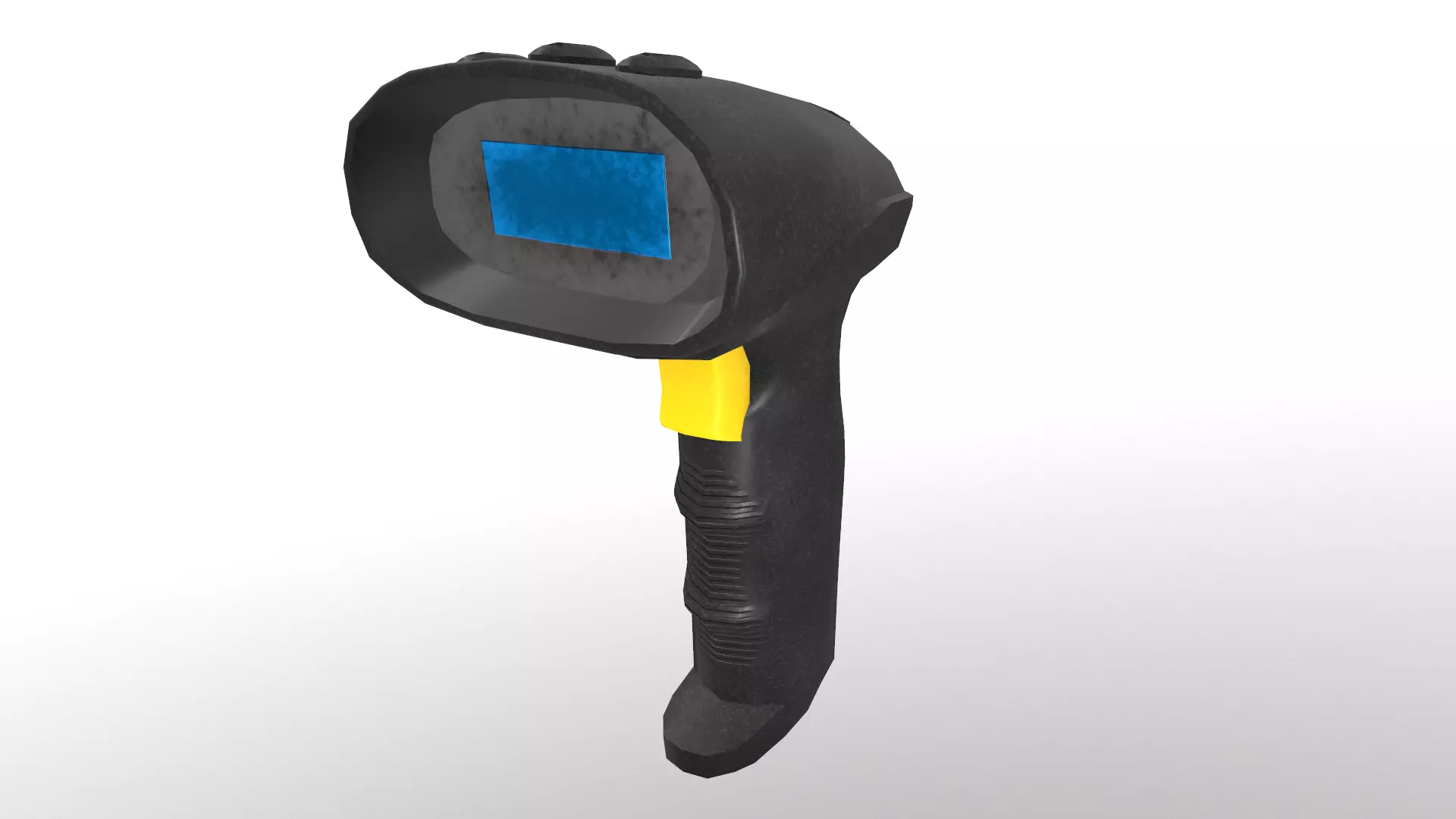 Barcode Scanner Low Poly Low-poly 3D model_13