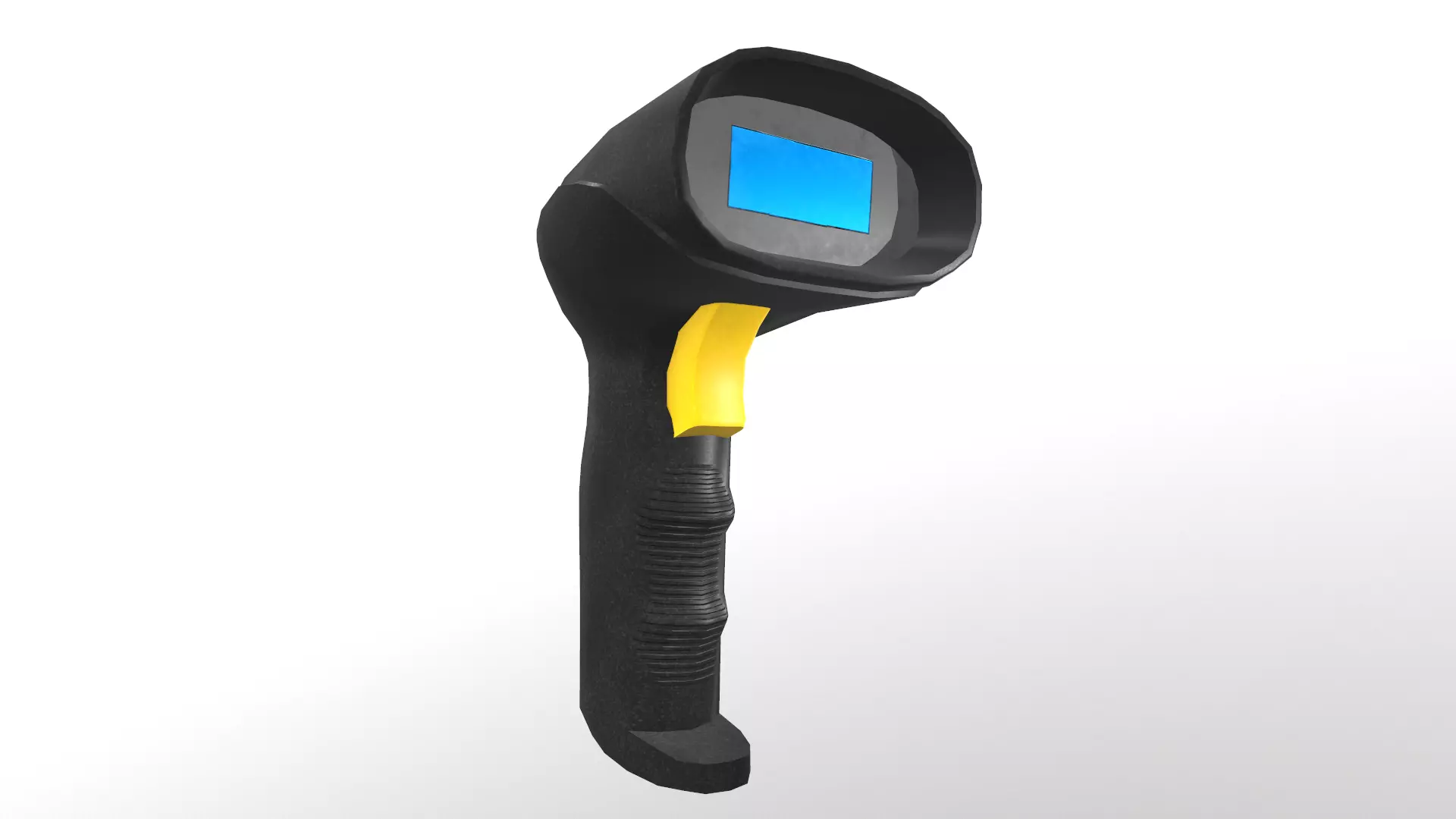 Barcode Scanner Low Poly Low-poly 3D model_15
