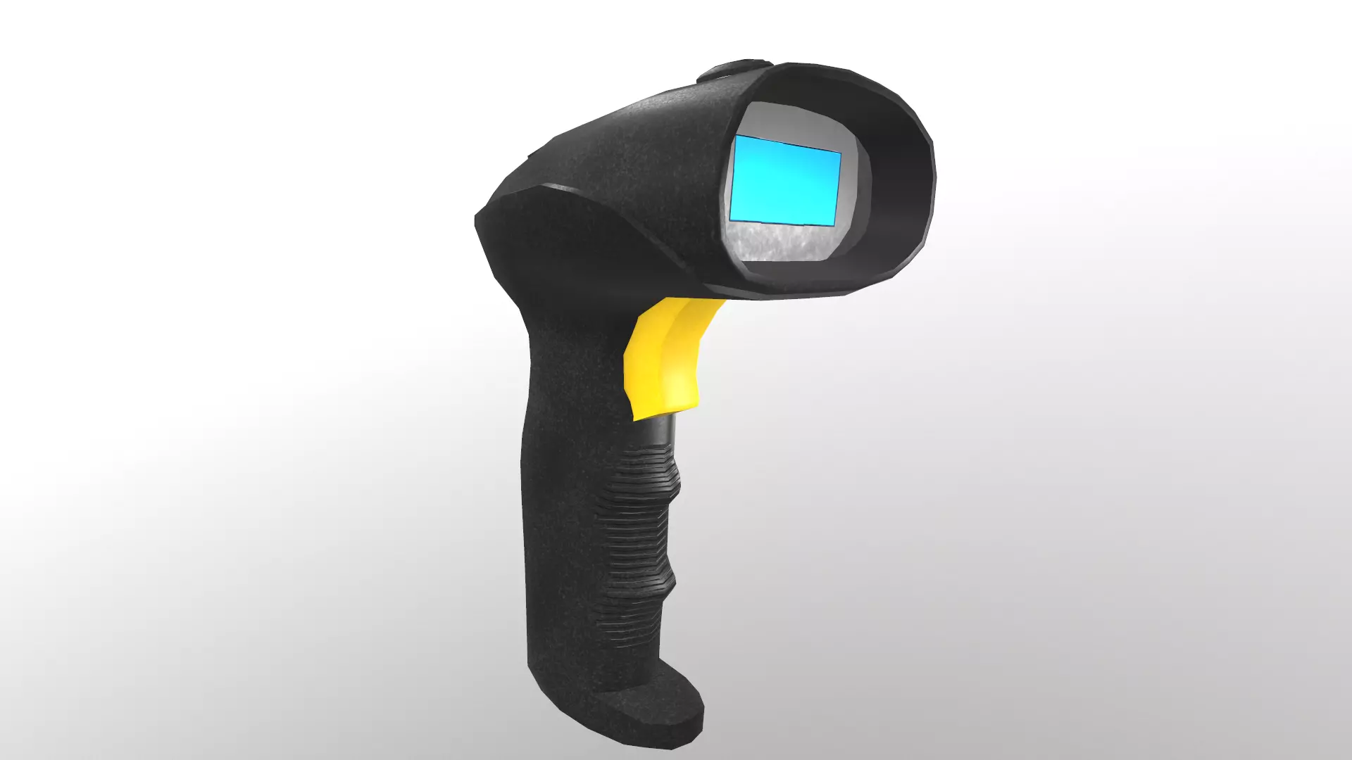 Barcode Scanner Low Poly Low-poly 3D model_12
