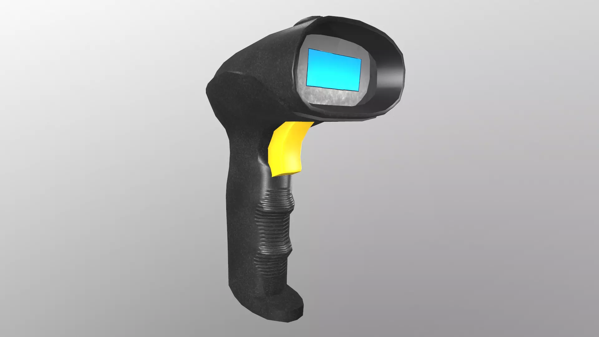 Barcode Scanner Low Poly Low-poly 3D model_8