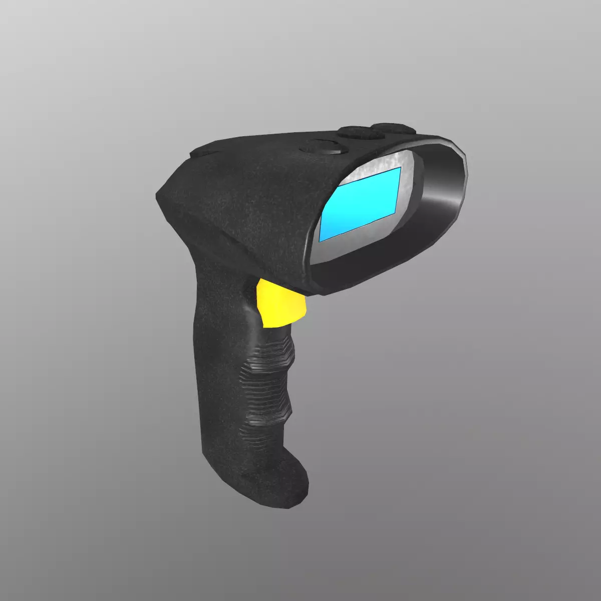 Barcode Scanner Low Poly Low-poly 3D model_5