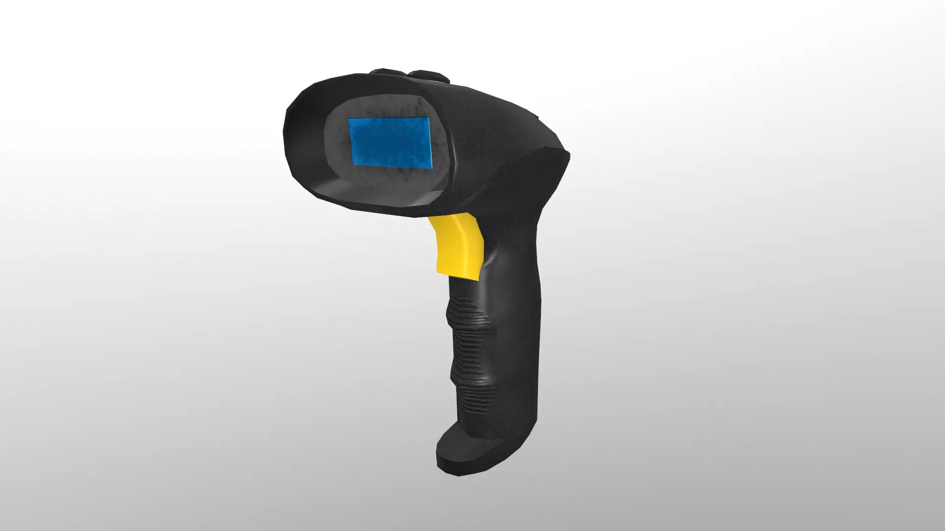 Barcode Scanner Low Poly Low-poly 3D model_7