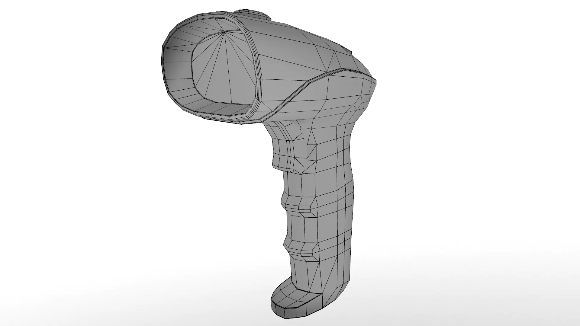 Barcode Scanner Low Poly Low-poly 3D model_26