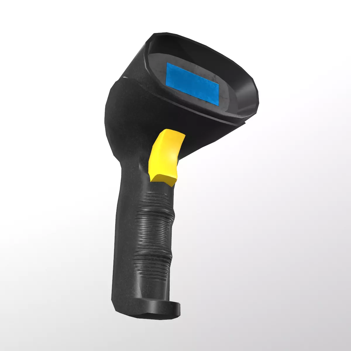 Barcode Scanner Low Poly Low-poly 3D model_6