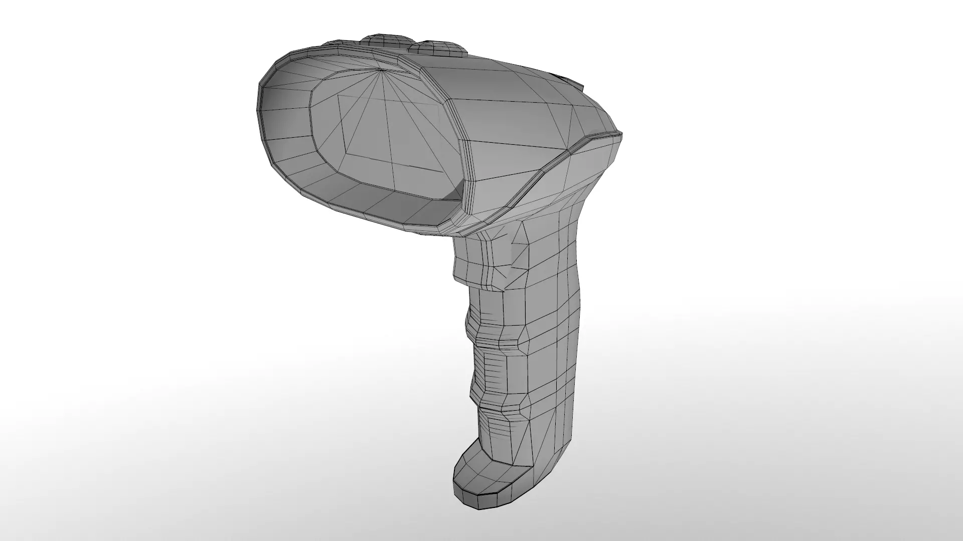 Barcode Scanner Low Poly Low-poly 3D model_24