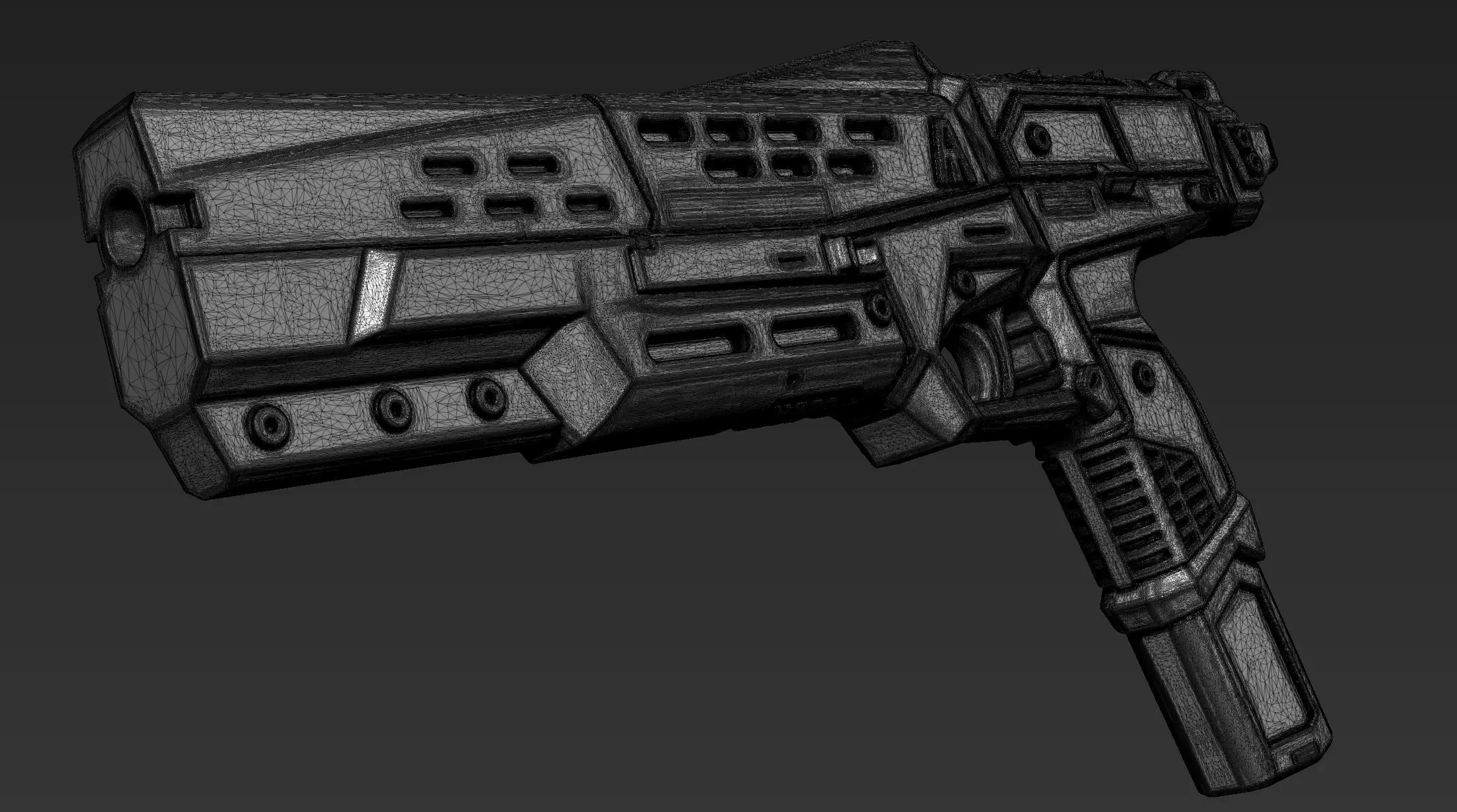 3D Printable Sci-Fi Weapon Part 13 3D model_9