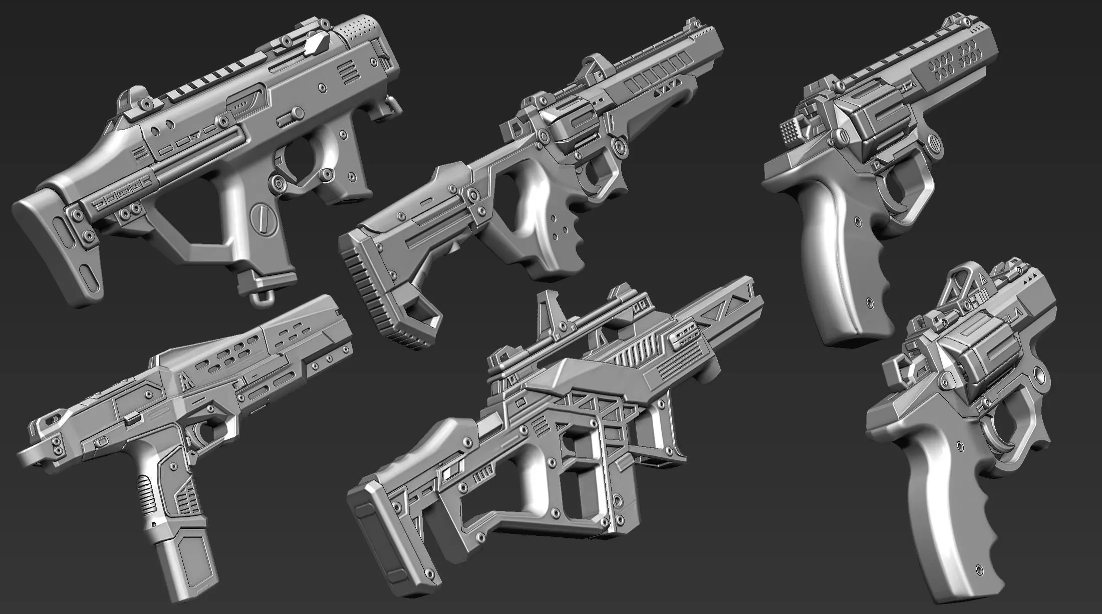3D Printable Sci-Fi Weapon Part 13 3D model_2