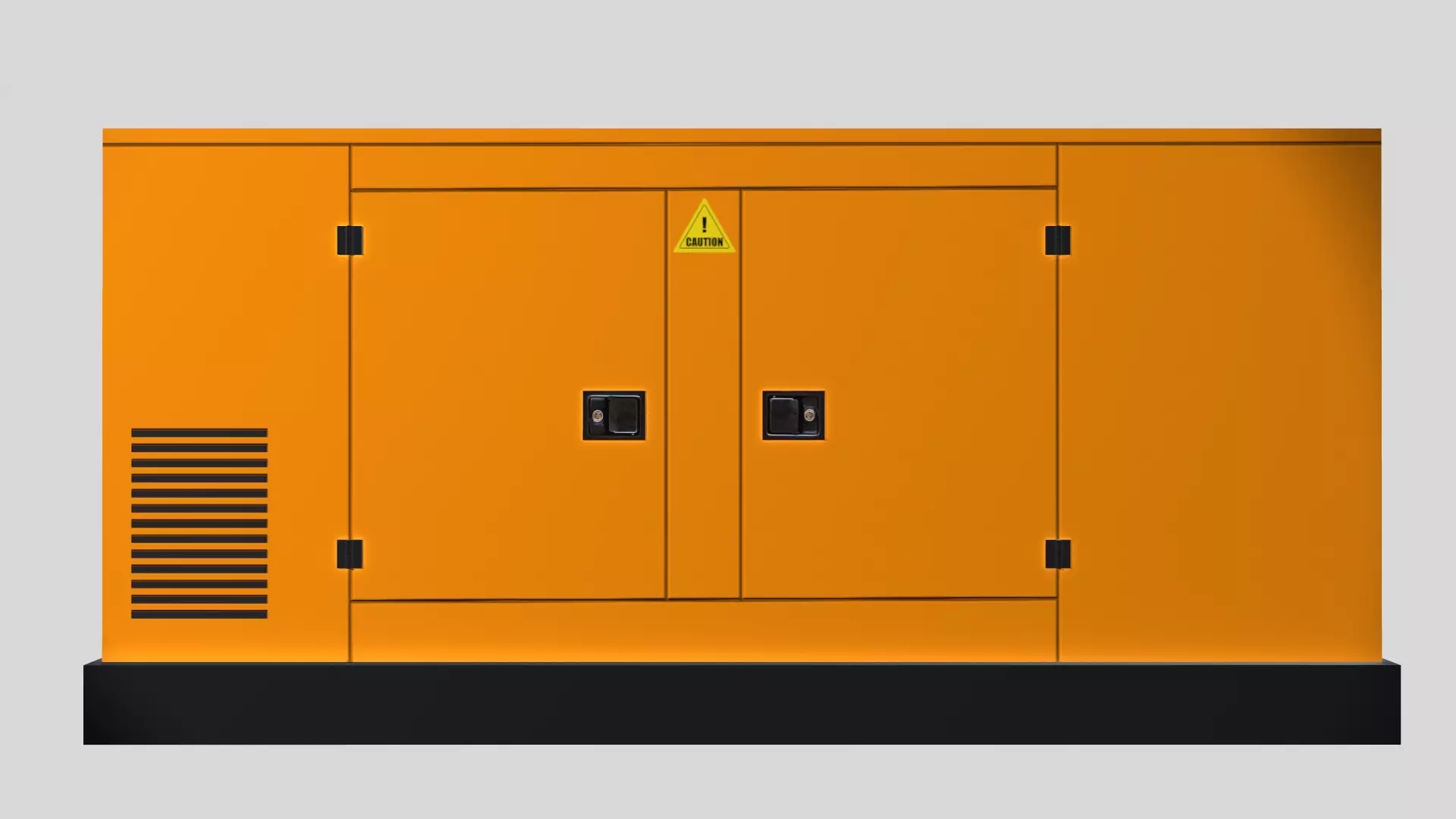 Diesel Generator Low Poly Low-poly 3D model_8