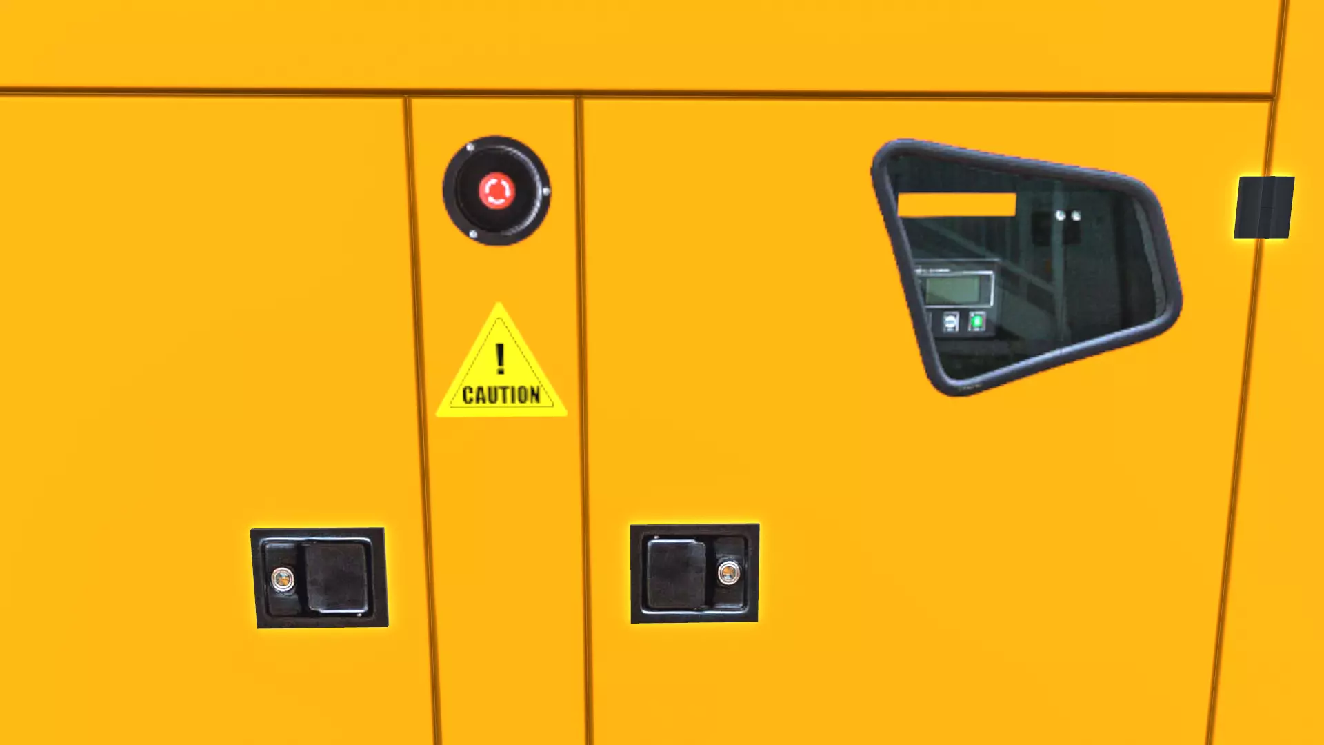 Diesel Generator Low Poly Low-poly 3D model_12