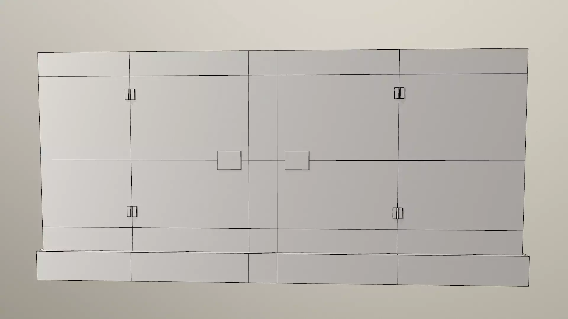 Industrial Power Generator Low Poly Low-poly 3D model_29