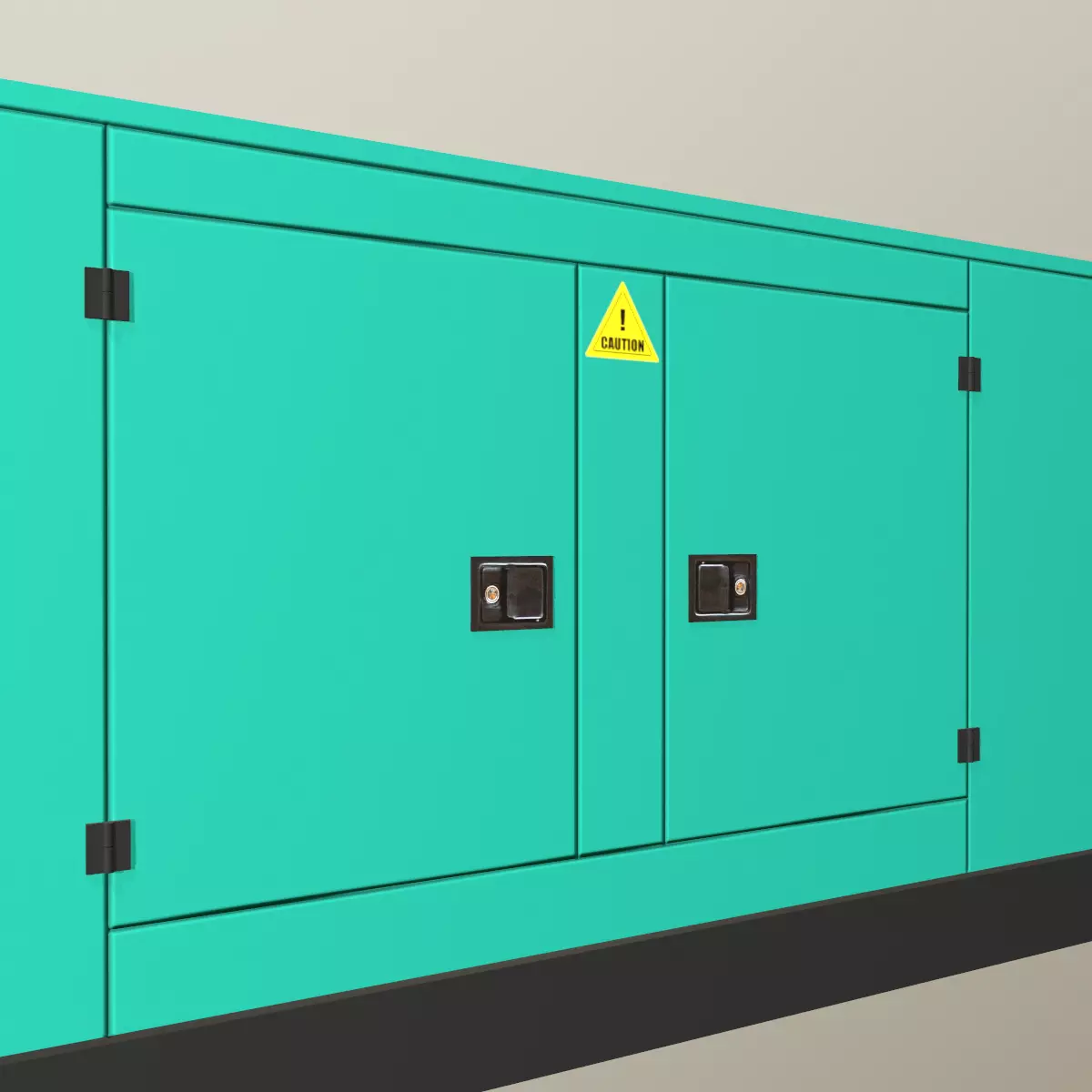 Industrial Power Generator Low Poly Low-poly 3D model_8