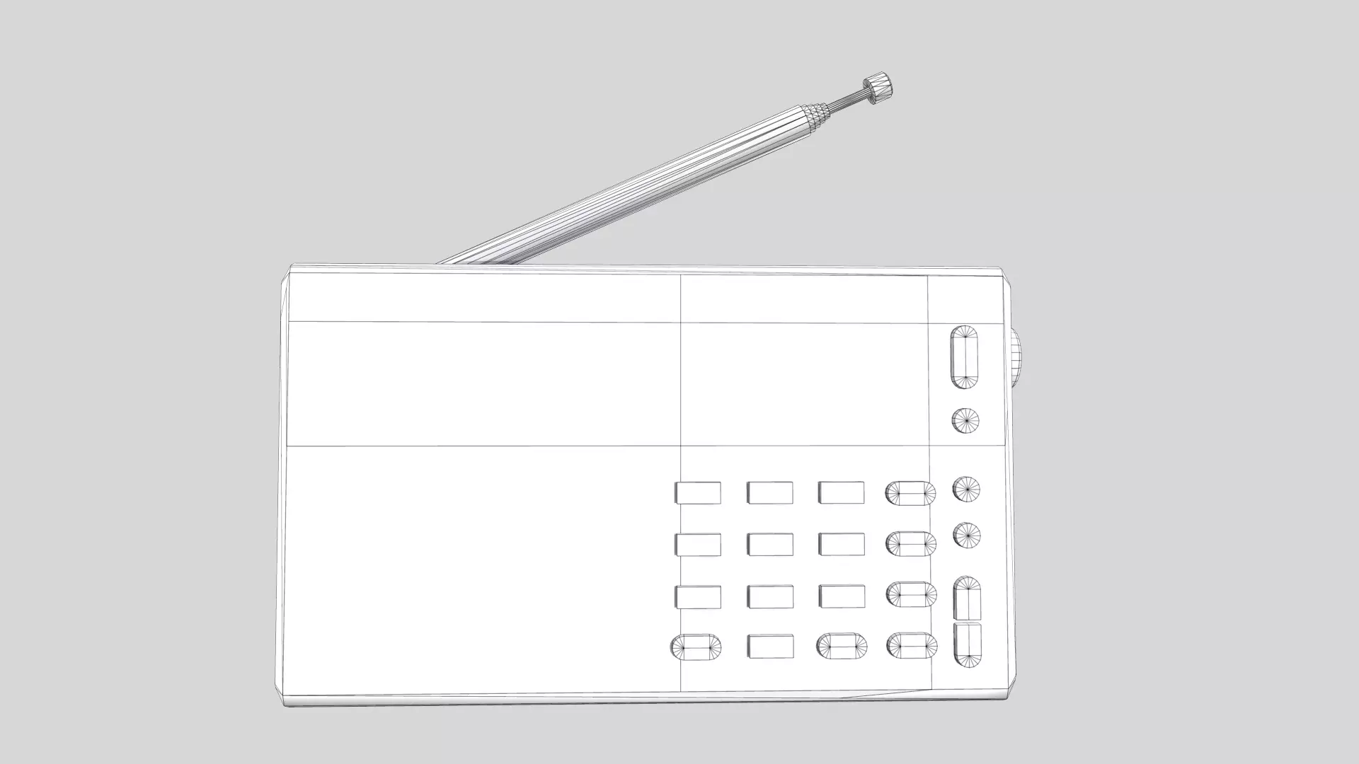 Radio Low Poly Low-poly 3D model_21