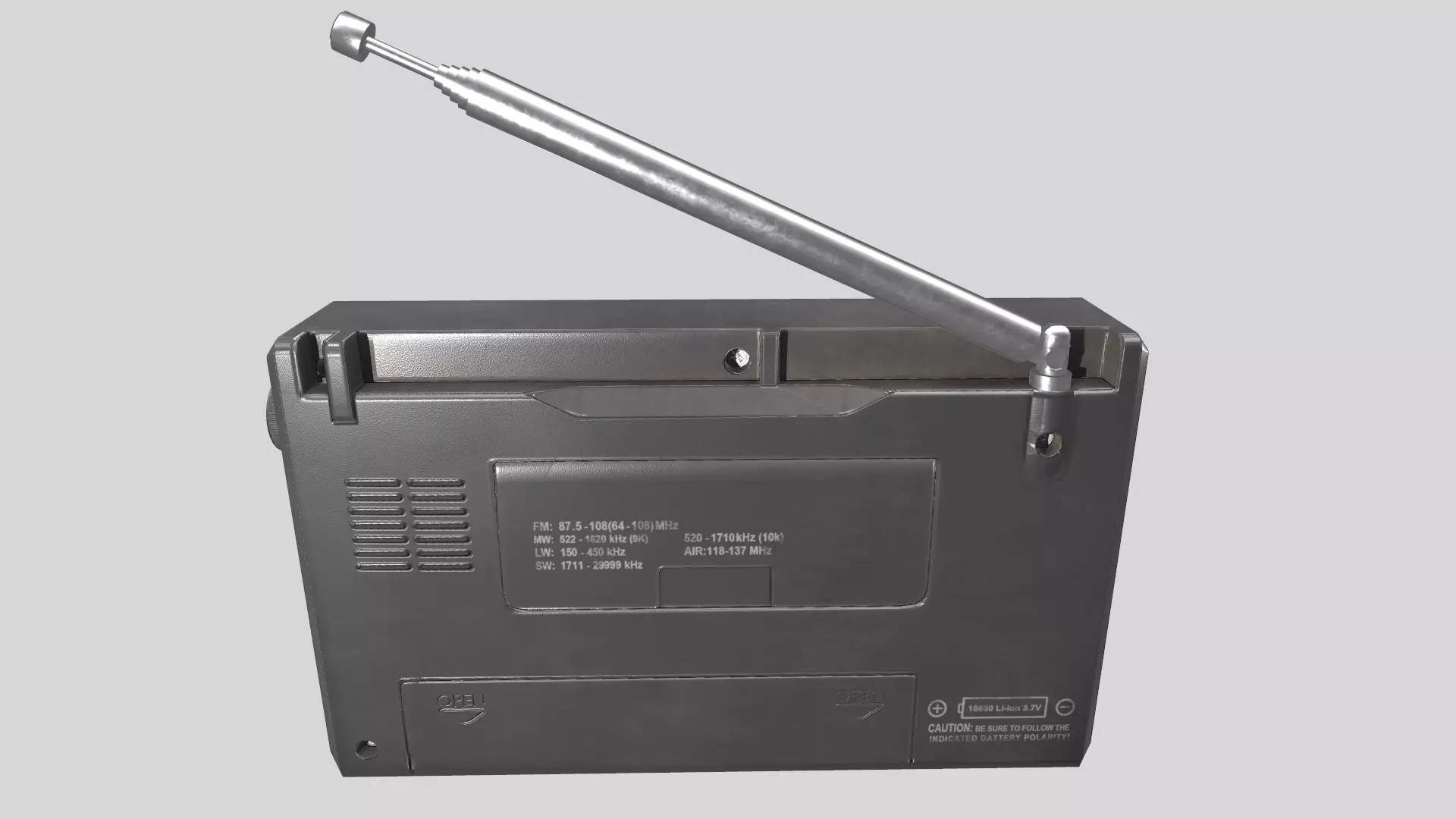 Radio Low Poly Low-poly 3D model_11