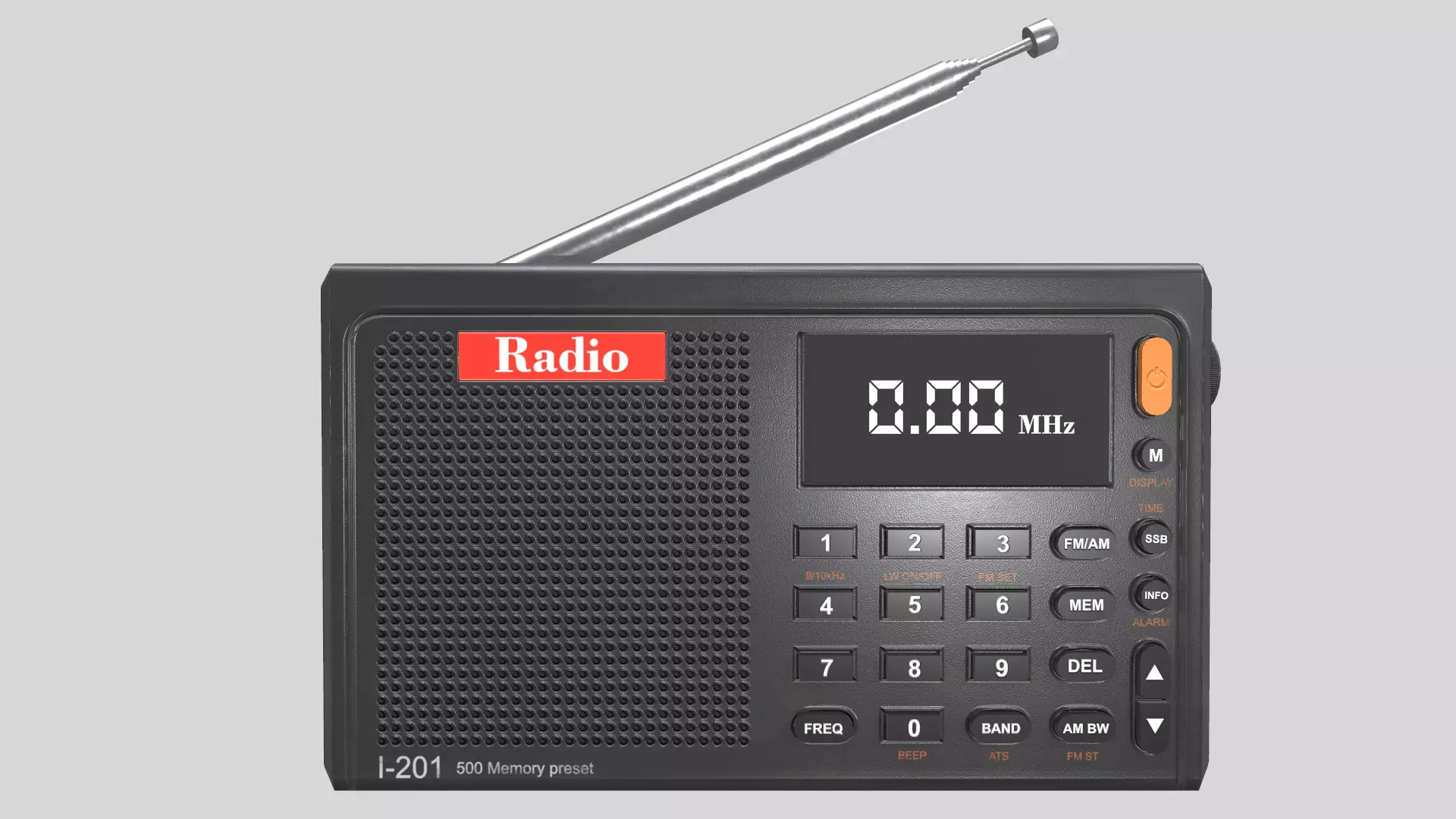 Radio Low Poly Low-poly 3D model_10