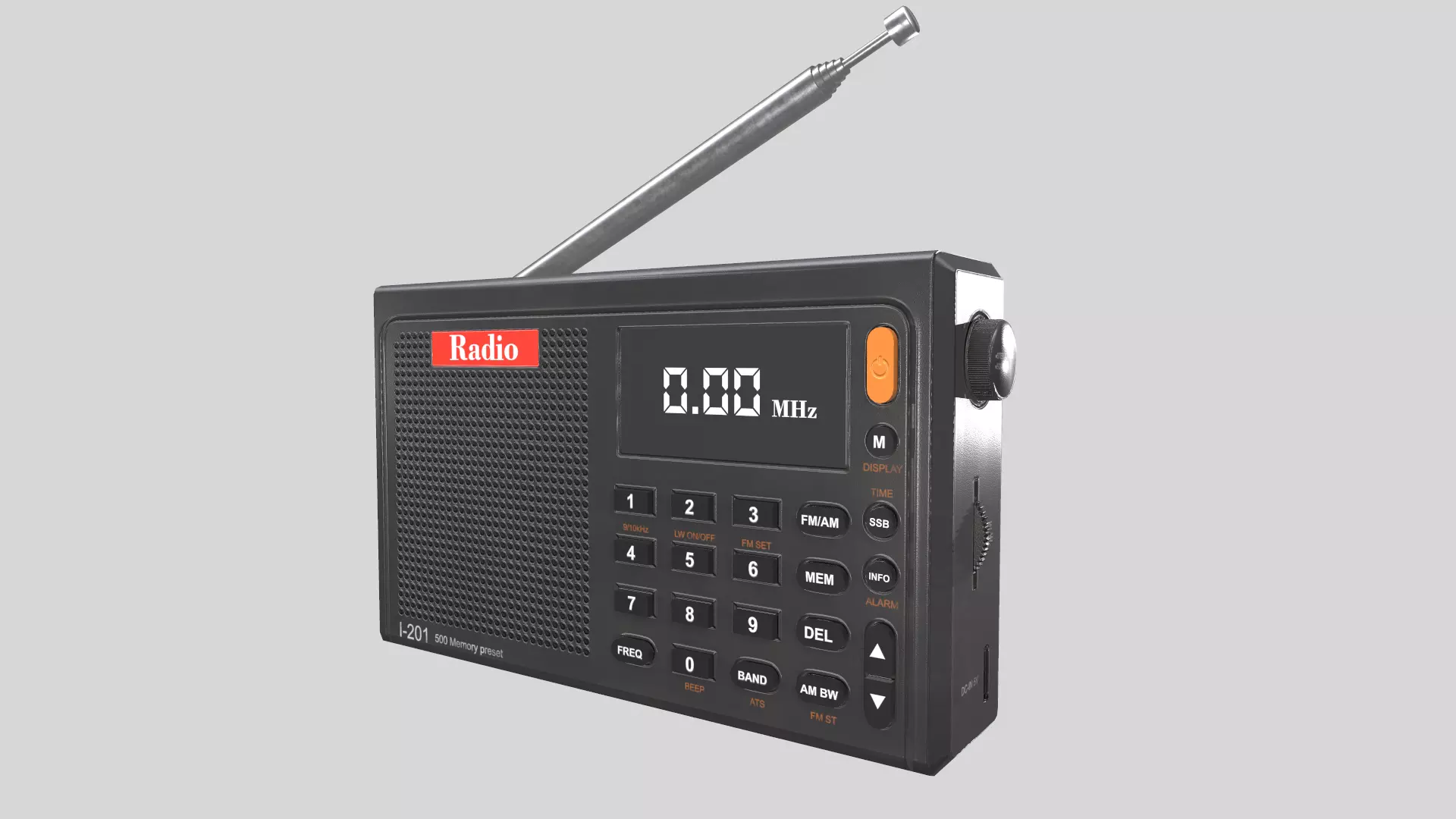 Radio Low Poly Low-poly 3D model_17