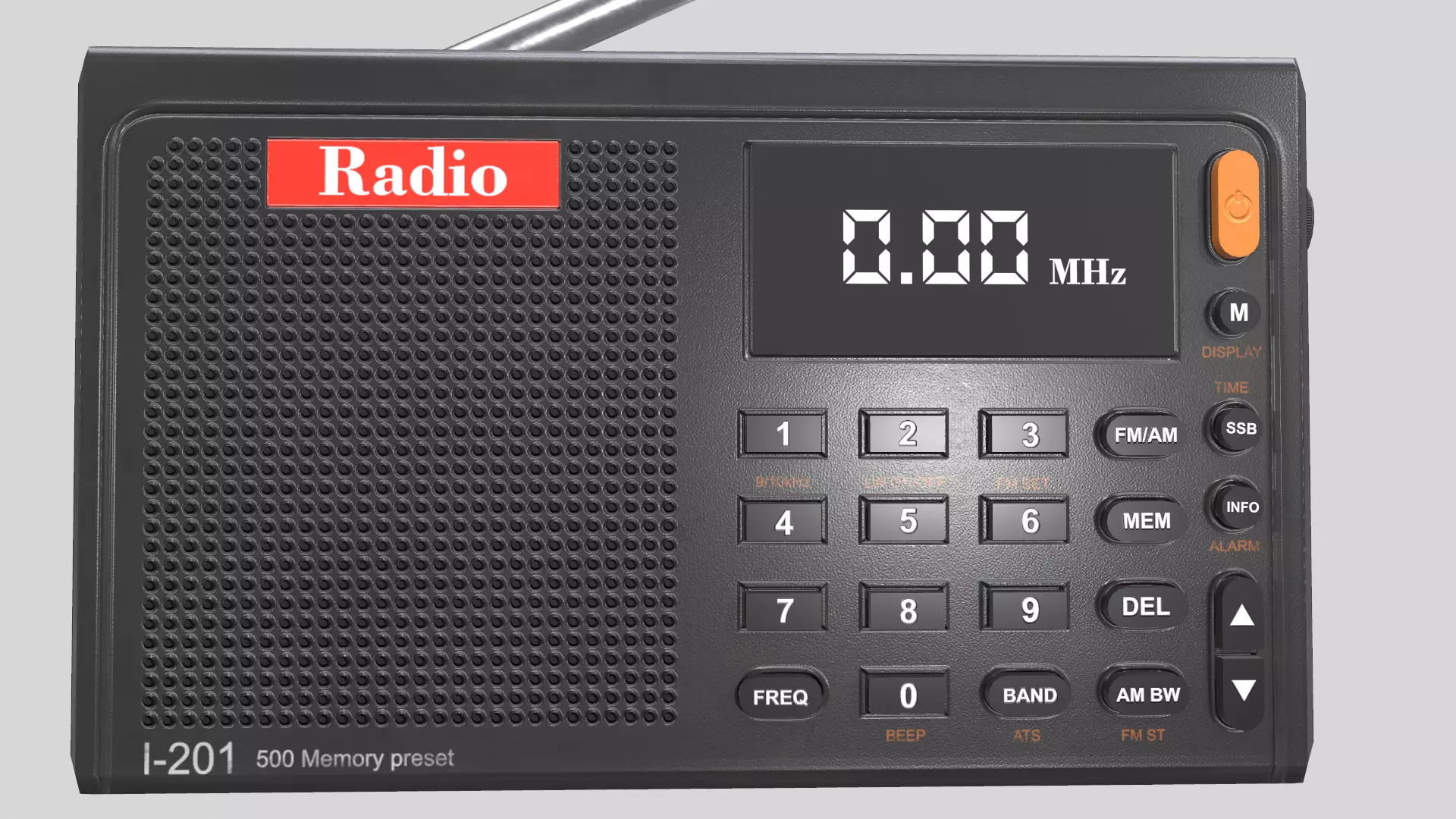 Radio Low Poly Low-poly 3D model_16