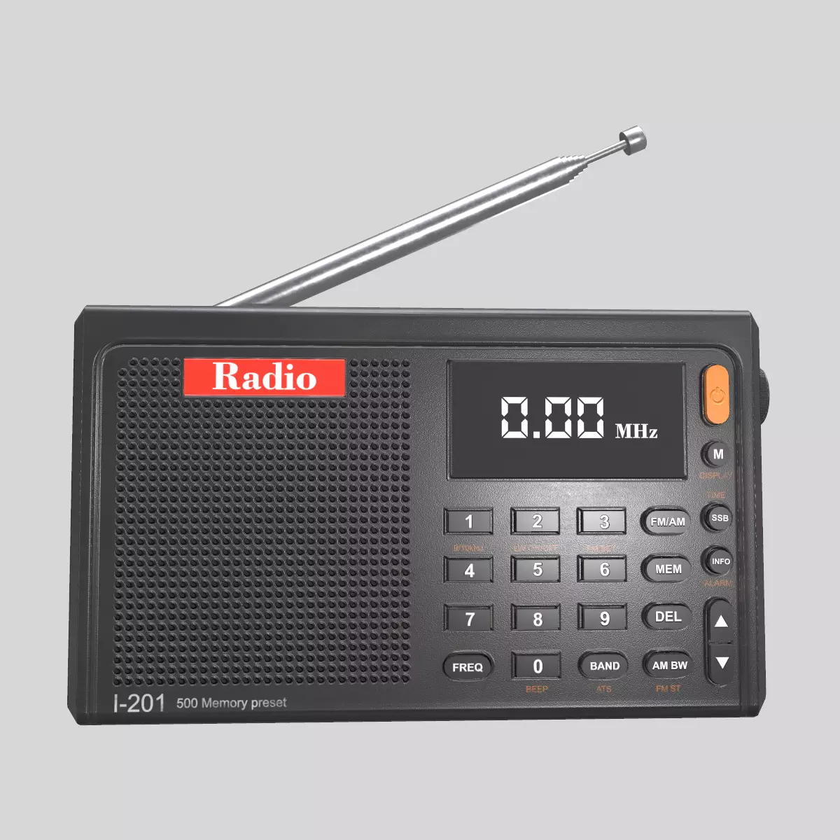 Radio Low Poly Low-poly 3D model_6