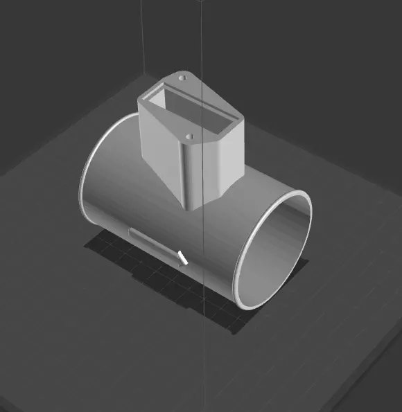 Ford MAF adapter 3D print model_0