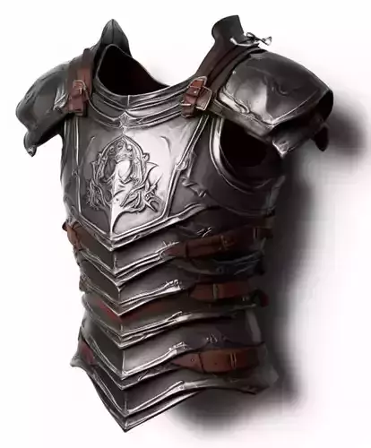 Dragonheart Armor Medieval Chestplate with Intricate Engravings