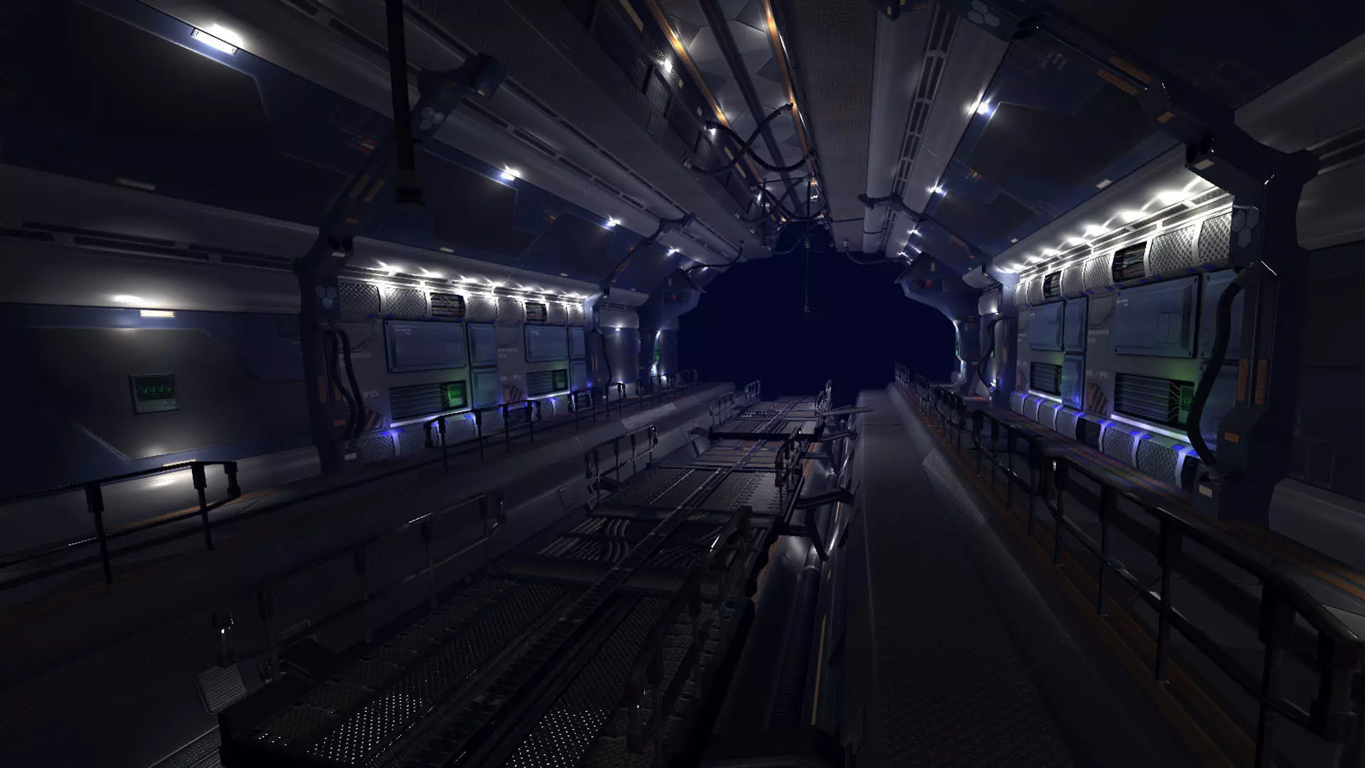 SciFi Modular Panels and Elements Low-poly 3D model_0