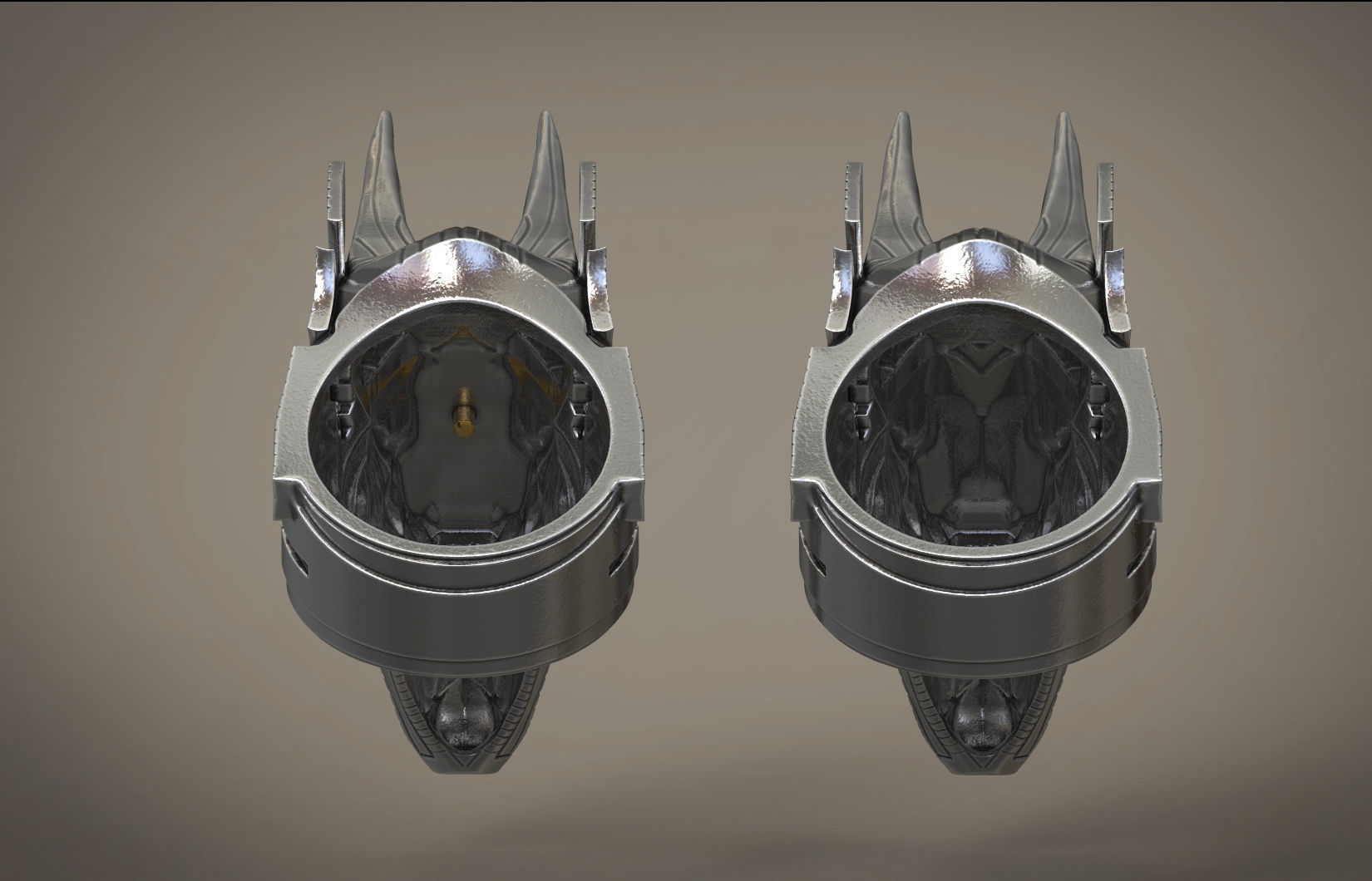 Anubis ring Stargate Egyptian deity  Ankh STL for 3d printing 3D print model_4