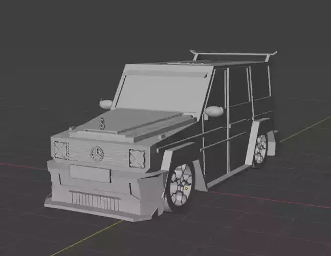 Mercedes G-Class Purgor     Shadow Design BodyKit 3D model