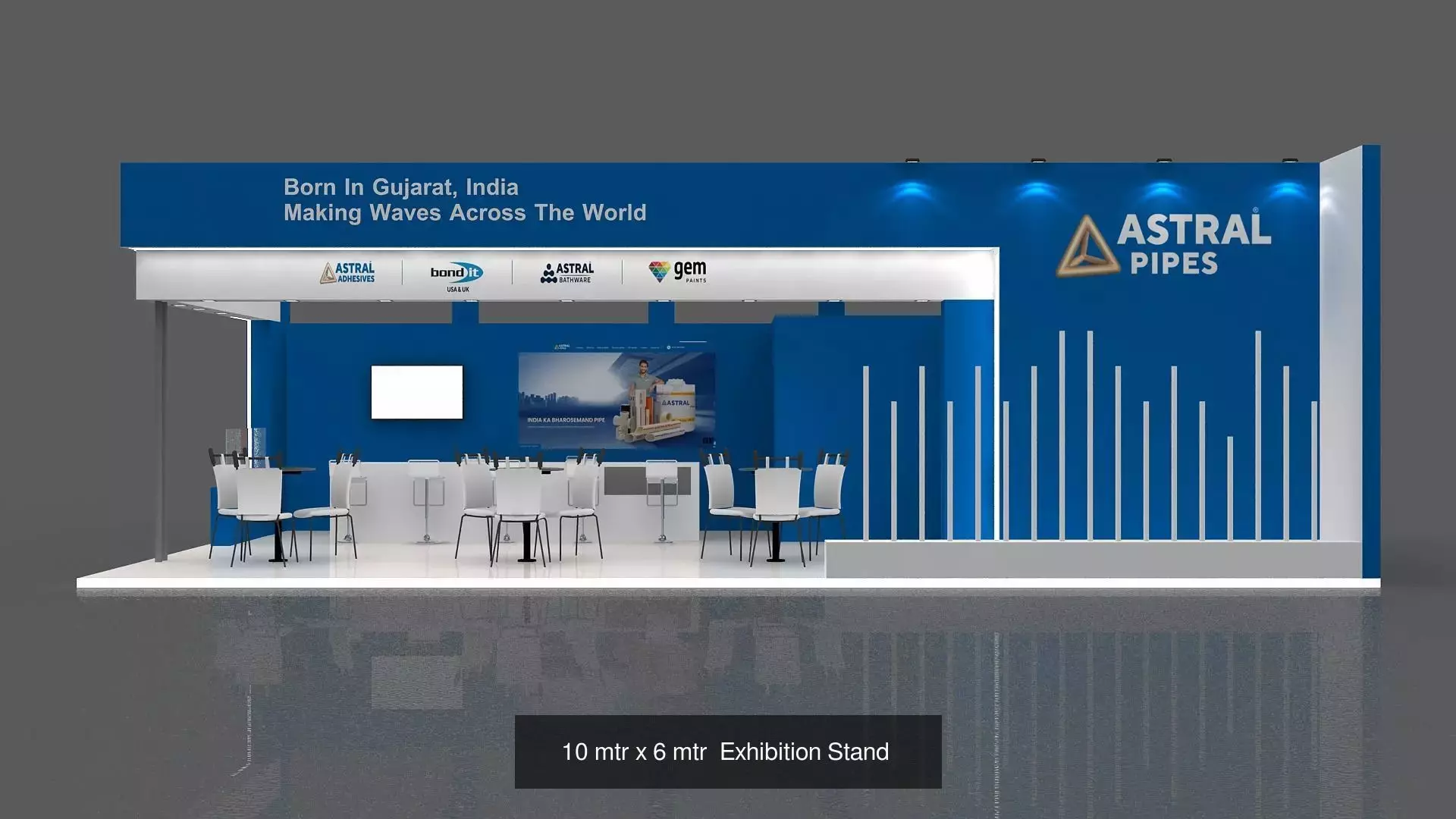 Exhibition Stand Design 3D Model Collection_11