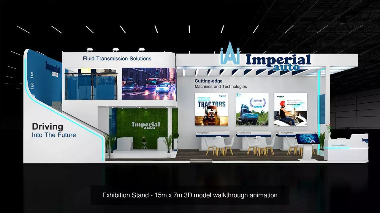Exhibition Stand Design 3D Model Collection_24
