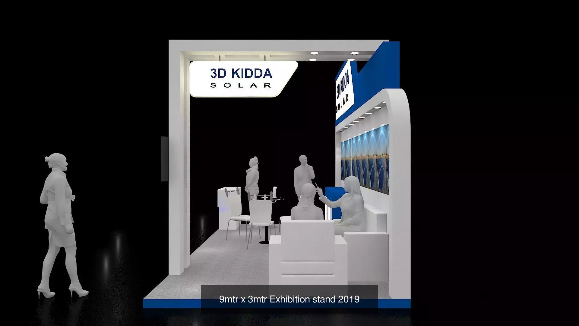 Exhibition Stand Design 3D Model Collection_14