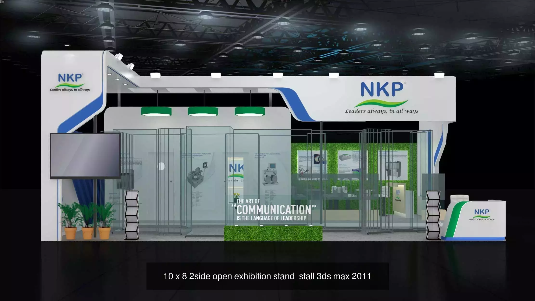 Exhibition Stand Design 3D Model Collection_16