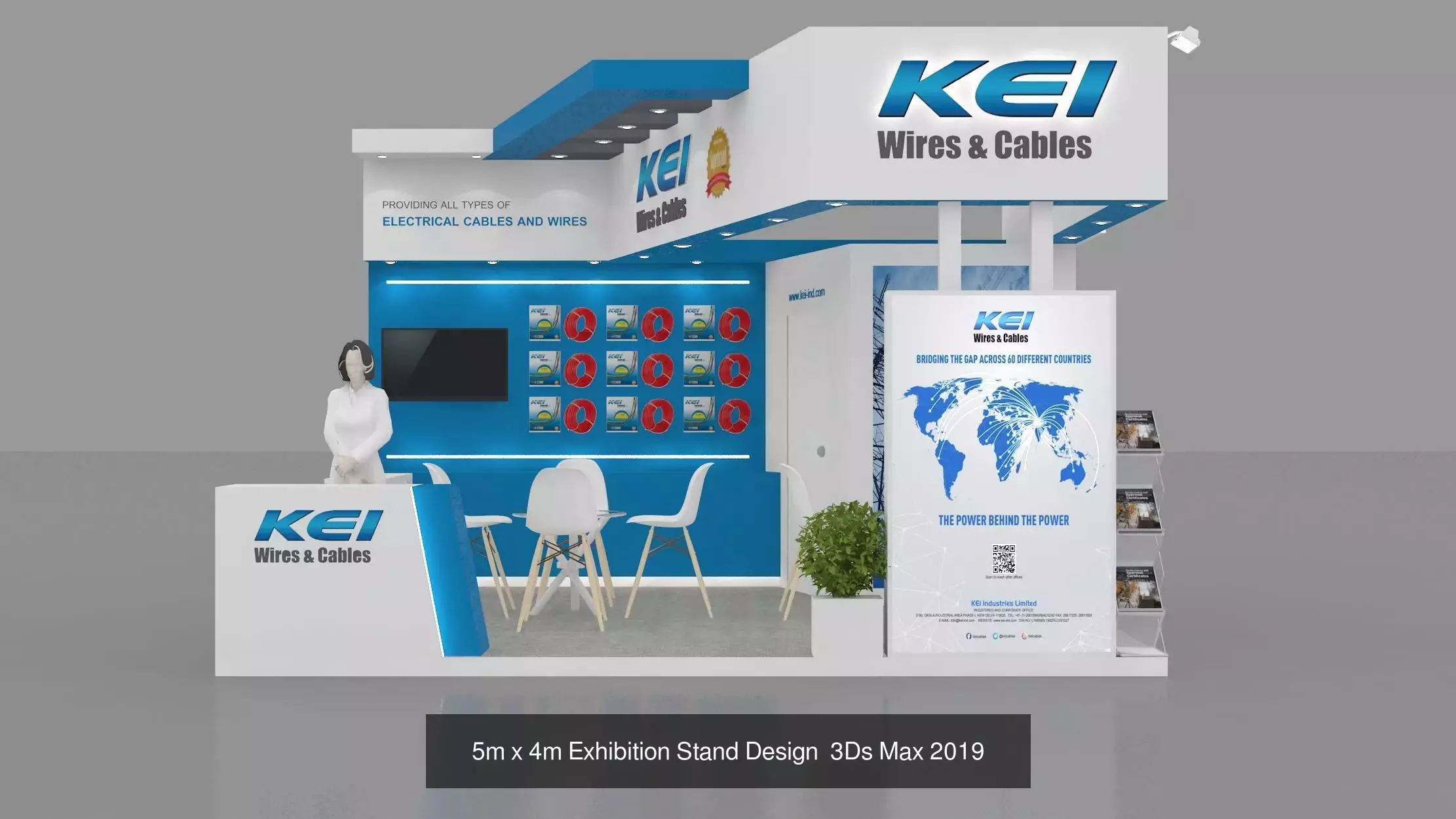 Exhibition Stand Design 3D Model Collection_15