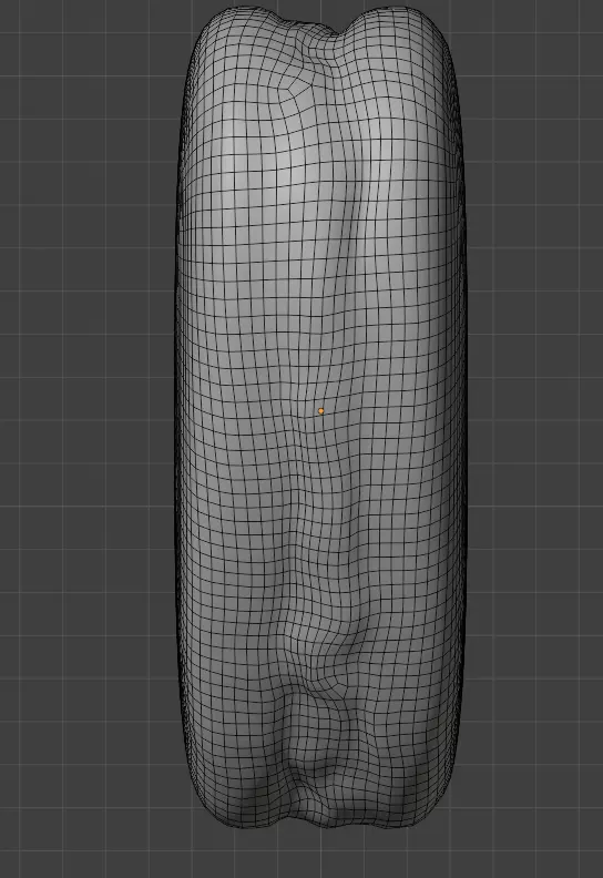 Heart macaron  Low-poly 3D model_6