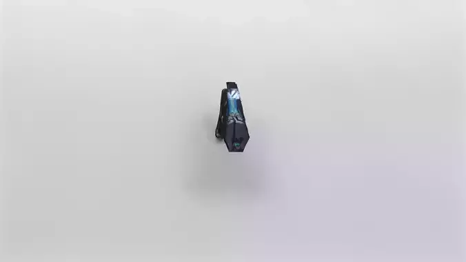 Futuristic Energy Rifle 3D Model 3D model