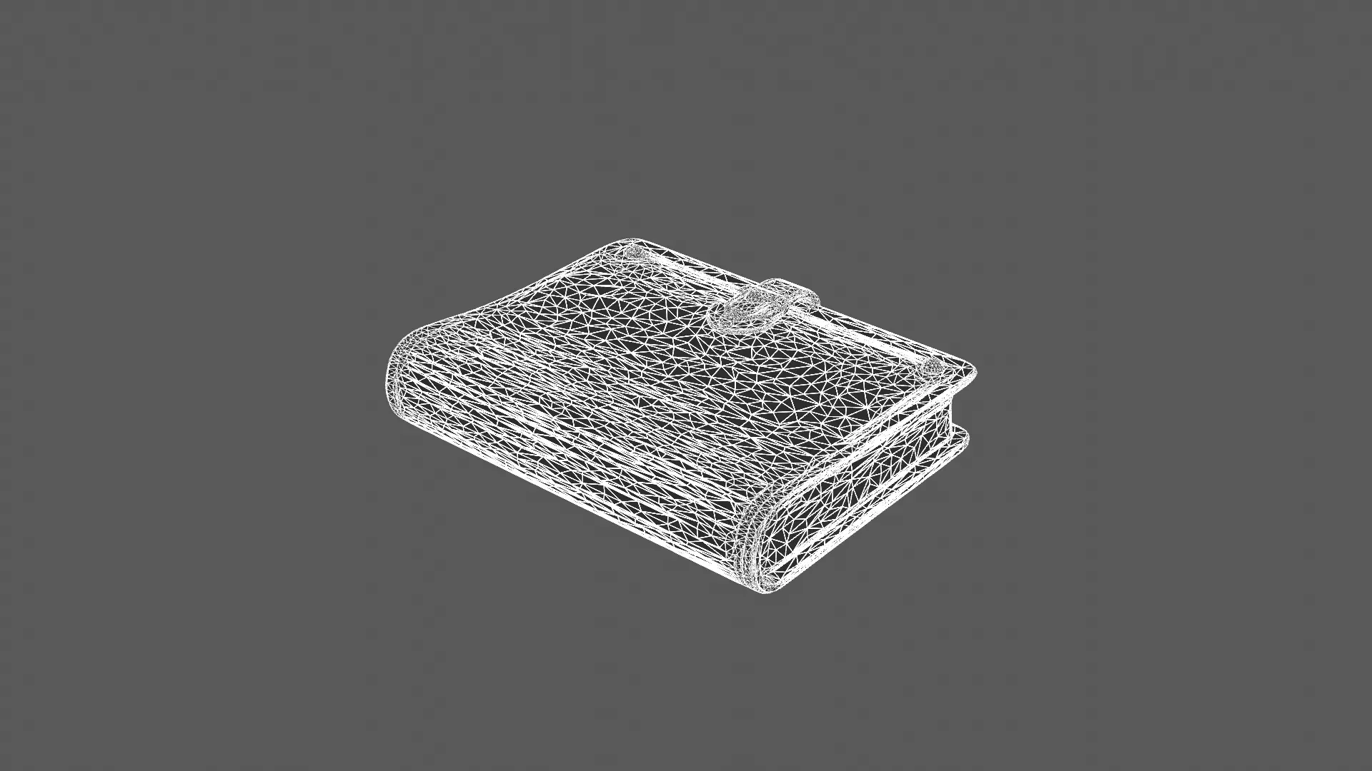 Vintage Leather-Bound Journal 3D Model 3D model_8