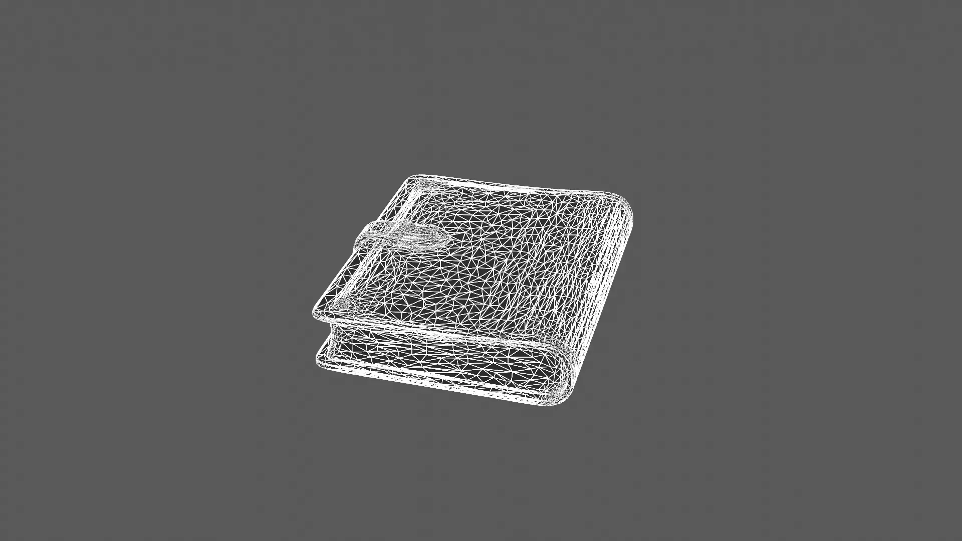 Vintage Leather-Bound Journal 3D Model 3D model_6