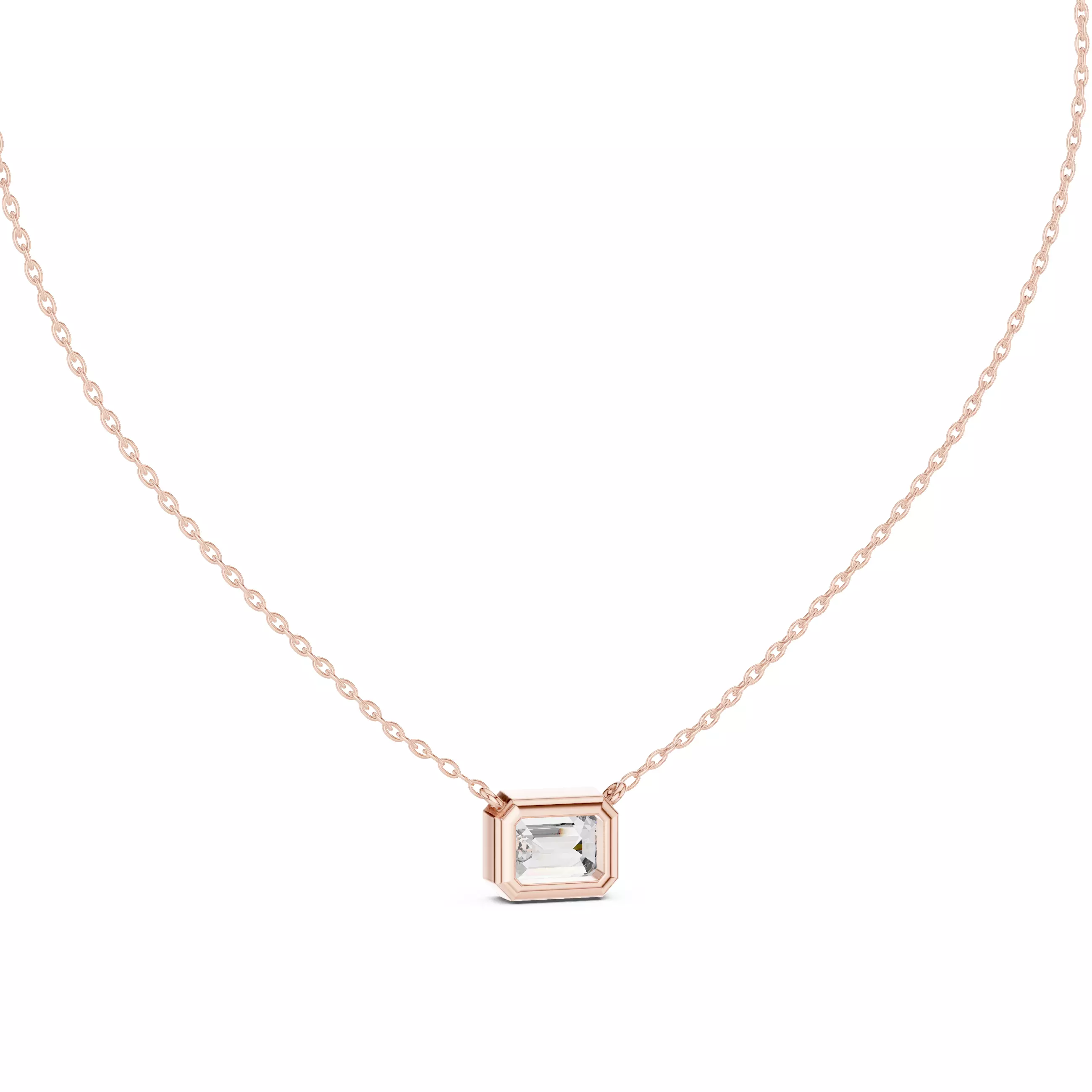Ememrald Solitaire Pendant 3dm stl renders Animation Videos 3D print model_5