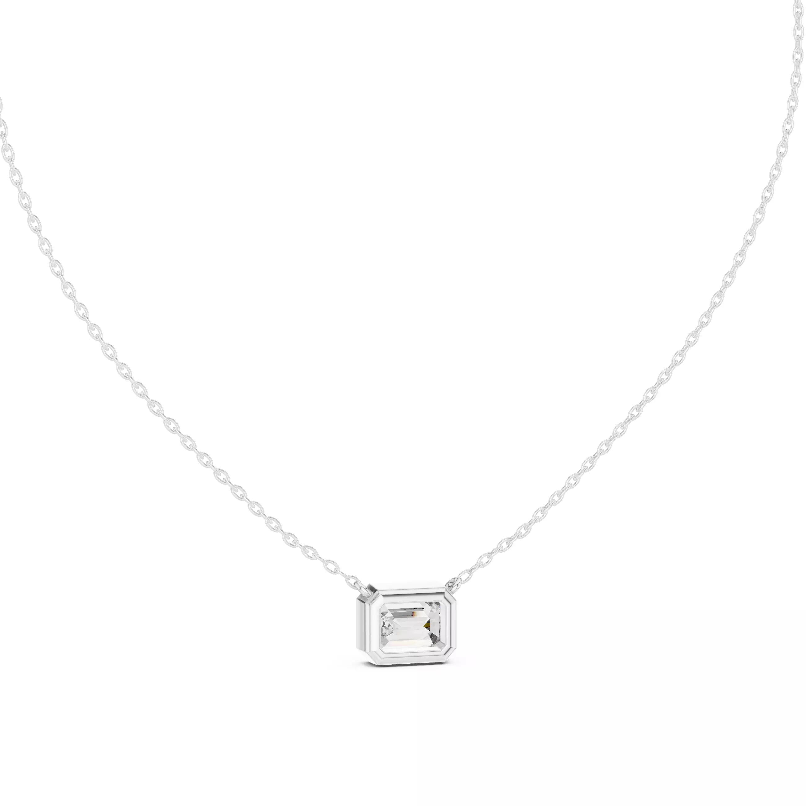 Ememrald Solitaire Pendant 3dm stl renders Animation Videos 3D print model_9