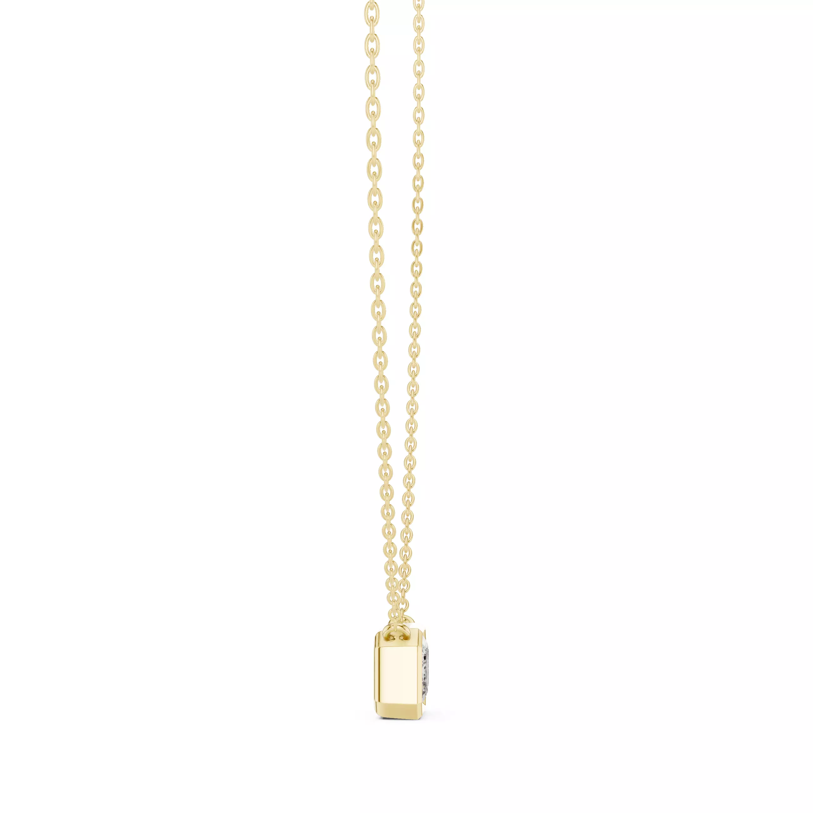Ememrald Solitaire Pendant 3dm stl renders Animation Videos 3D print model_12