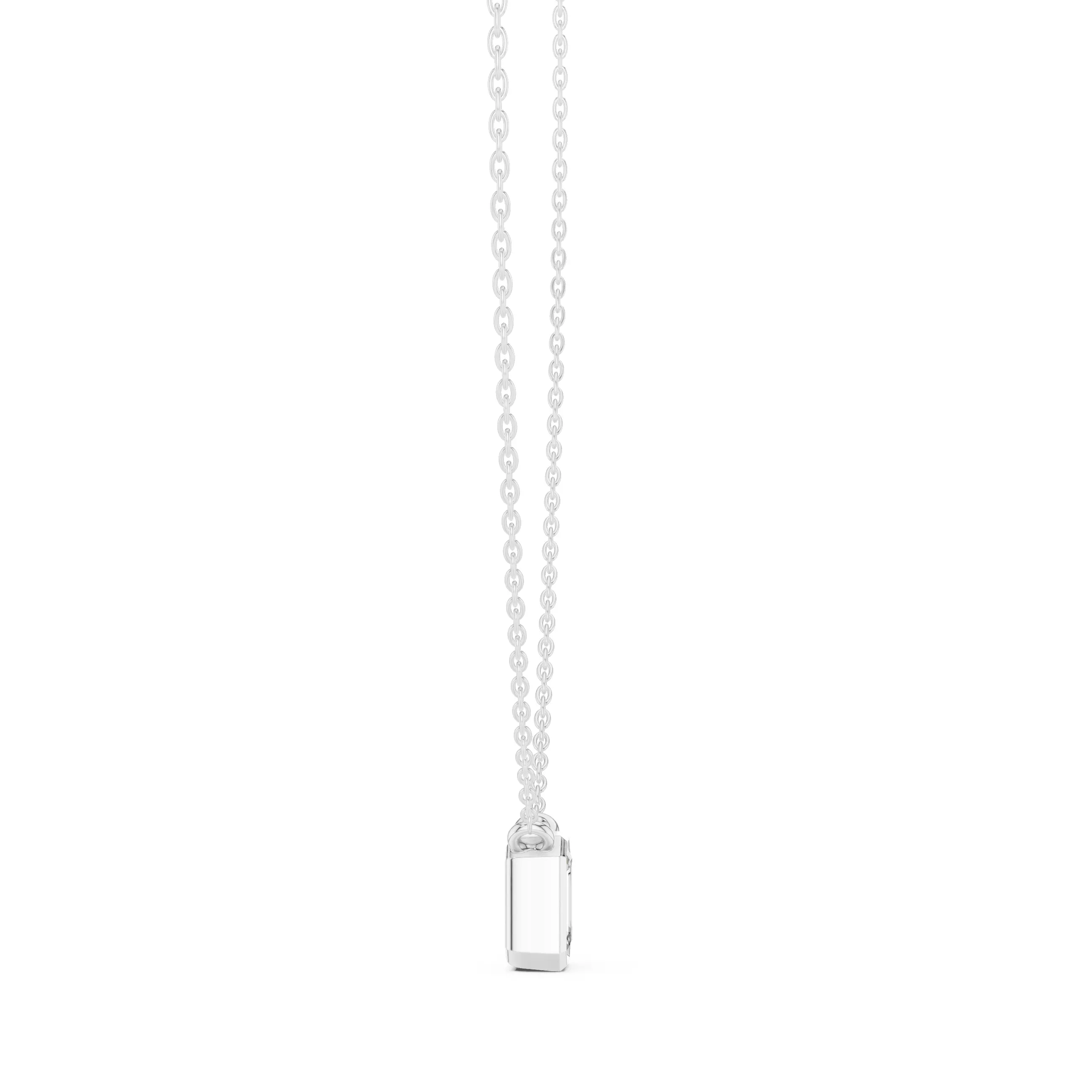 Emerald Mono Solitaire Pendant 3dm stl renders Animation Videos 3D print model_8