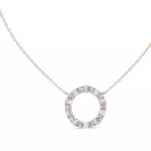 Circle Diamond Pendant 3dm stl renders Animation Videos Details