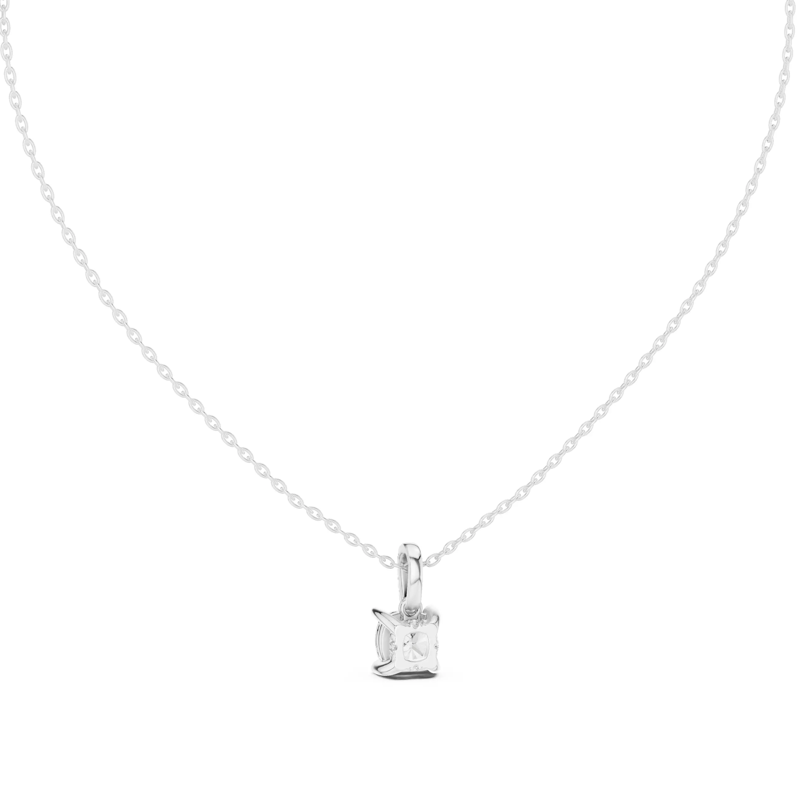 Cushion Solitaire Pendant 3dm stl renders Animation Videos  3D print model_9