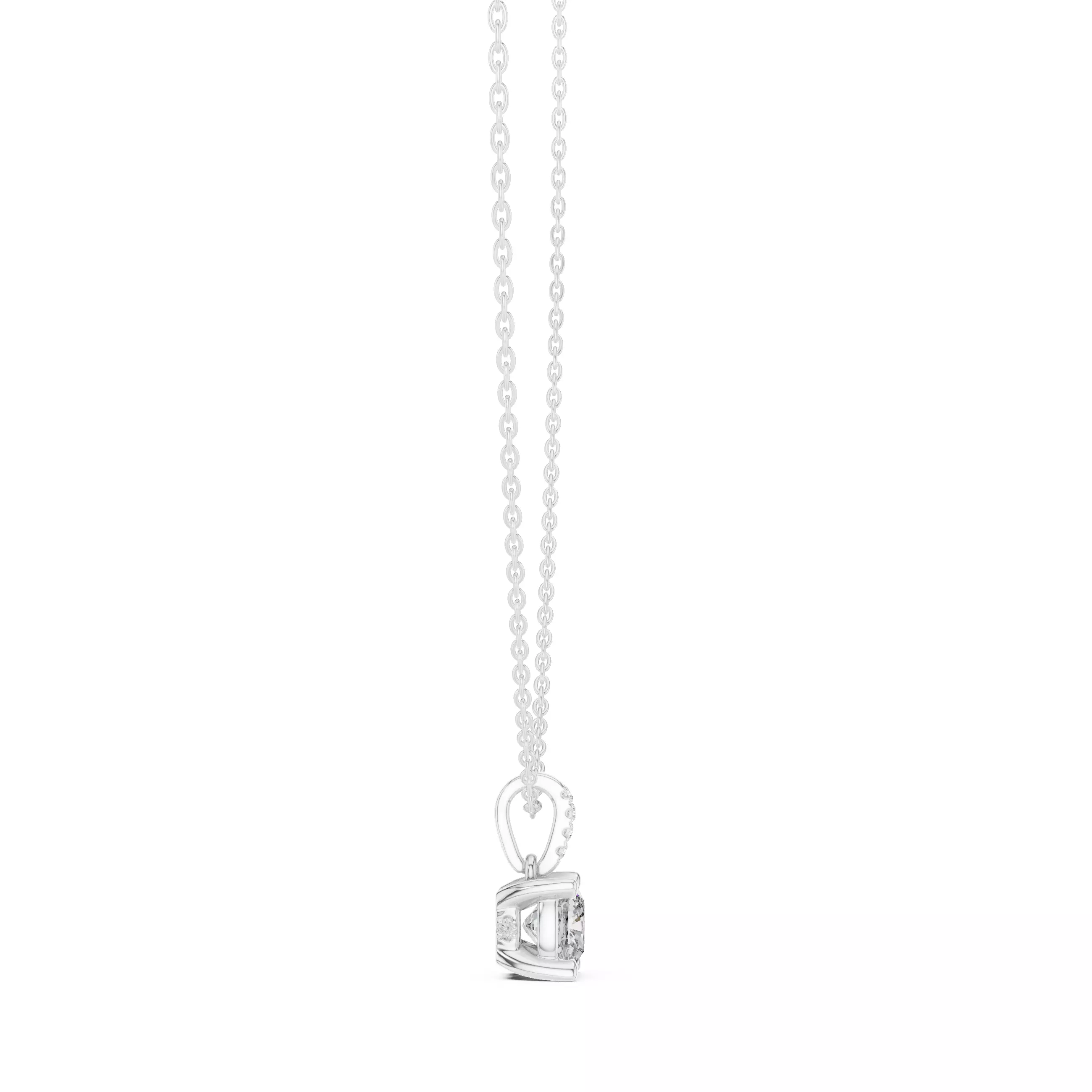 Cushion Solitaire Pendant 3dm stl renders Animation Videos  3D print model_8