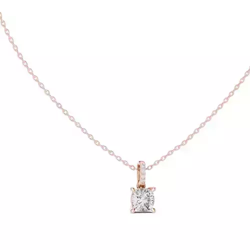 Cushion Solitaire Pendant 3dm stl renders Animation Videos  3D print model Cushion Solitaire Pendant 3dm stl renders Animation Videos  3D print model